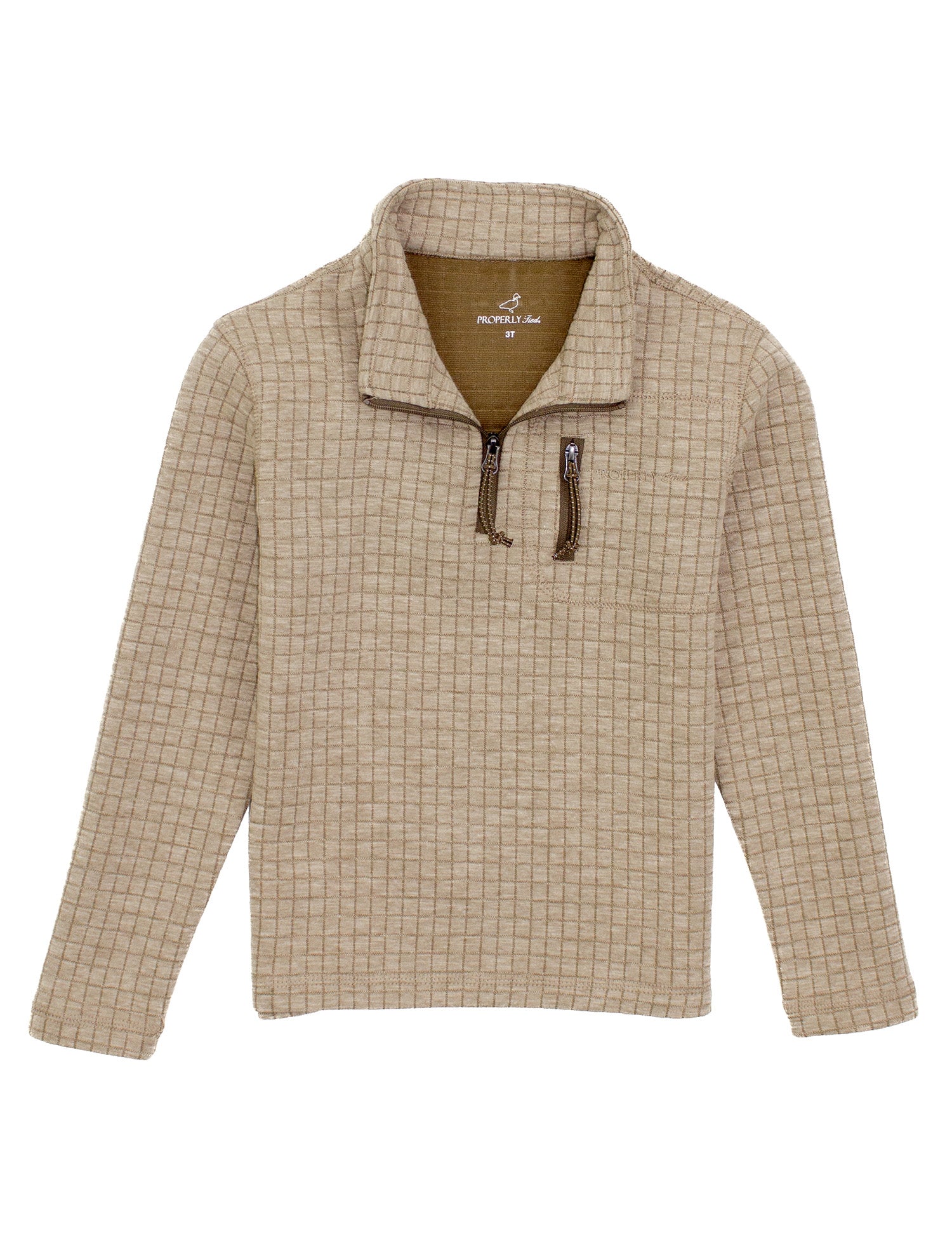 Boys Delta Pullover White Oak