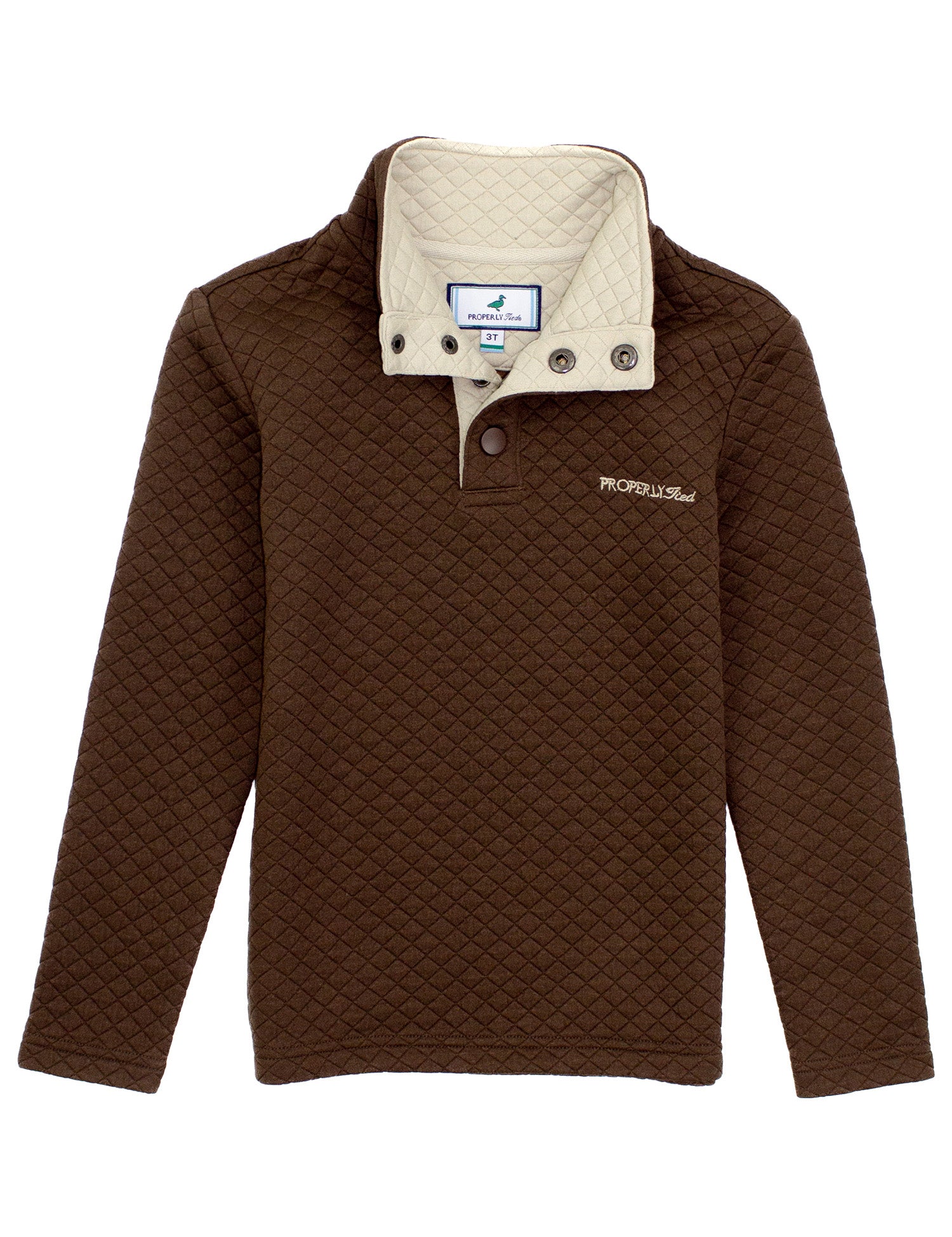Boys Club Pullover Brown