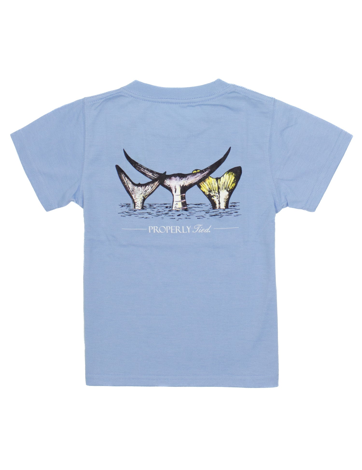 Boys Fish Out Of Water SS Light Blue