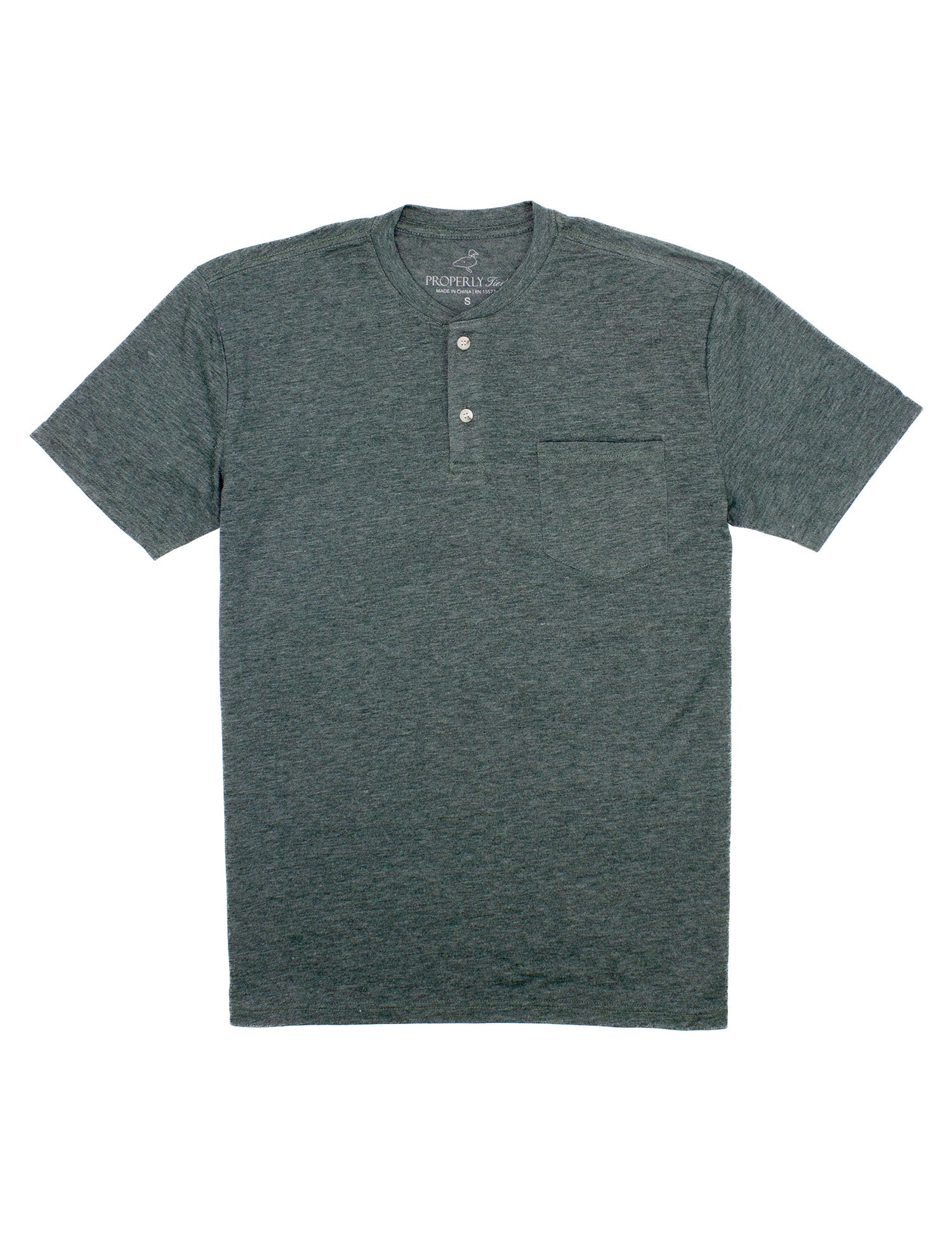 Portland Henley SS Evergreen