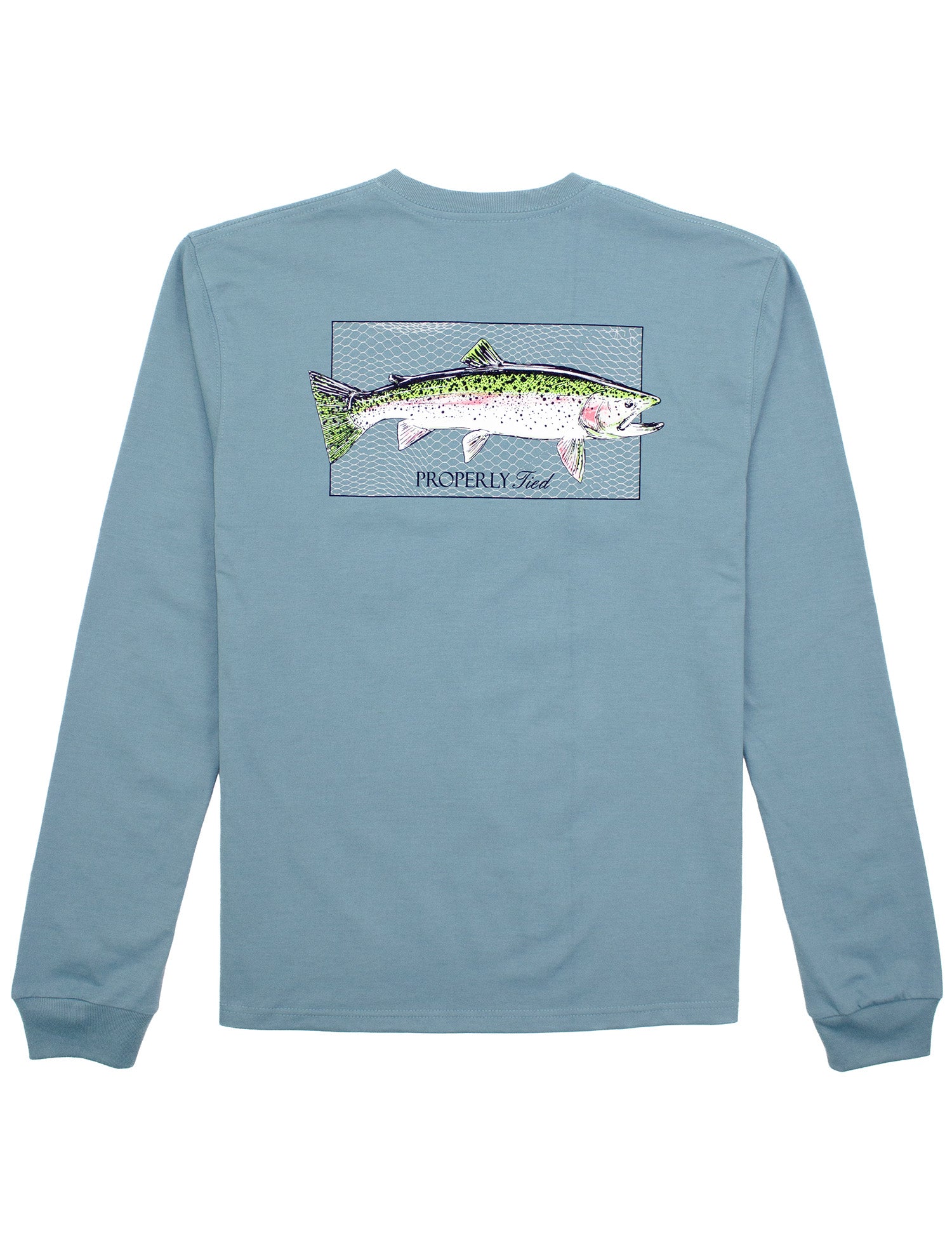 Rainbow Trout LS Steel Blue