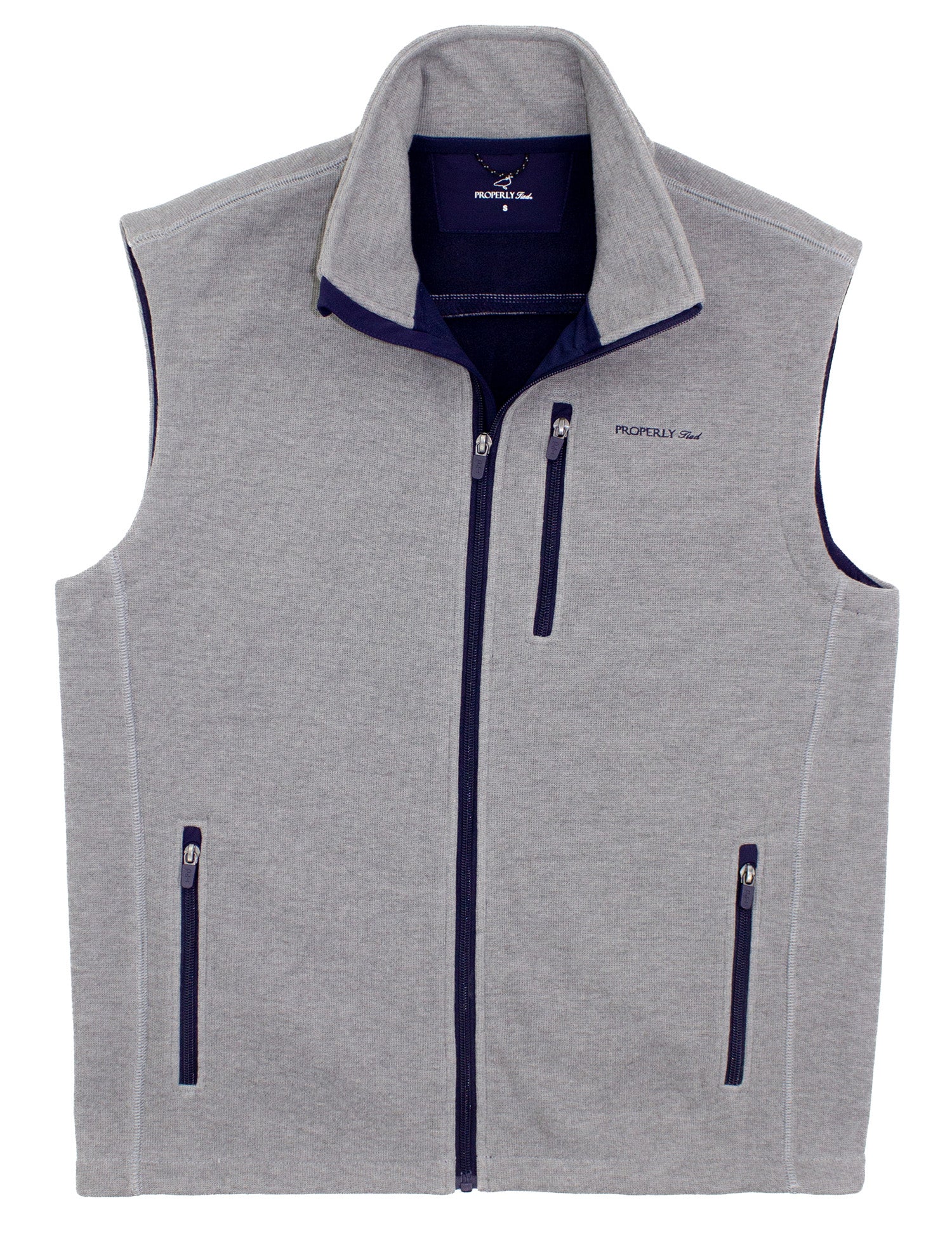 Highland Vest Light Heather Grey