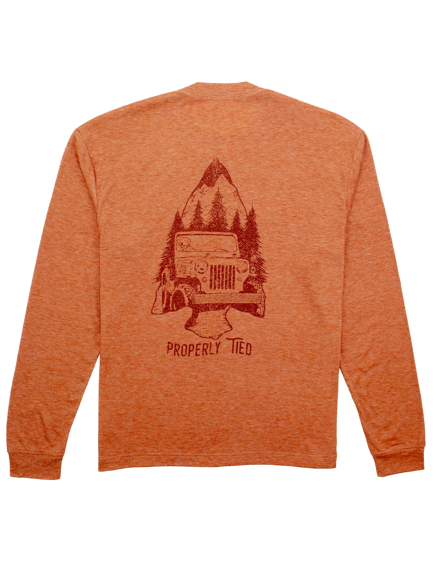 Portland Pocket Tee LS Arrowhead Adventure Sandstone