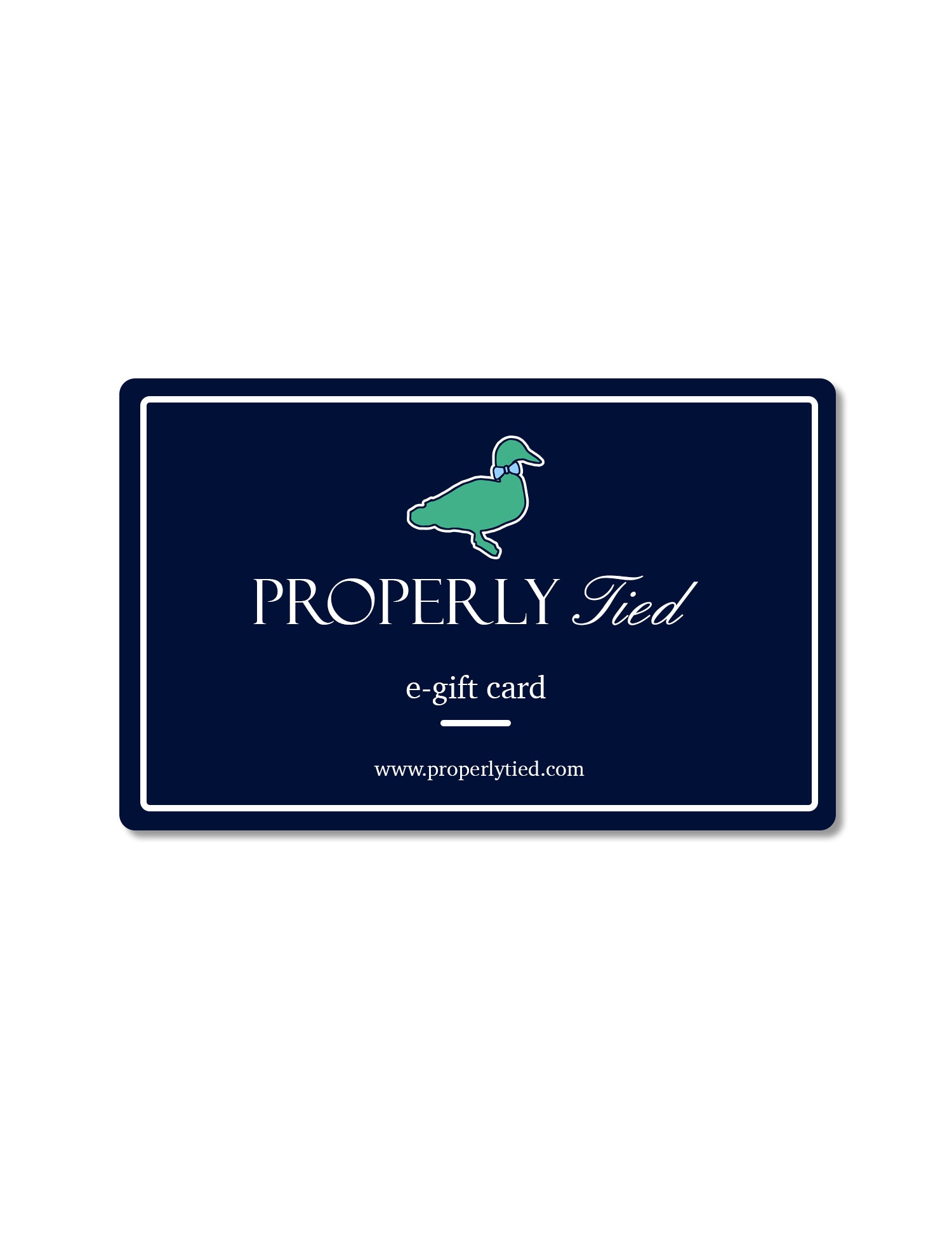 Properly Tied Gift Card