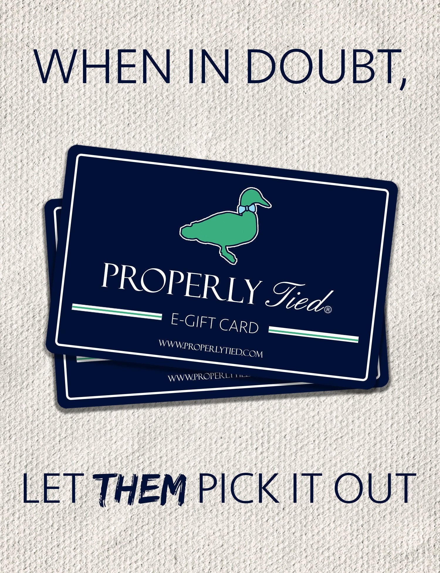 Properly Tied Gift Card