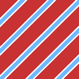 Neck Tie Red Light Blue Stripe