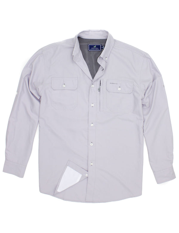 Offshore Fishing Shirt Pewter
