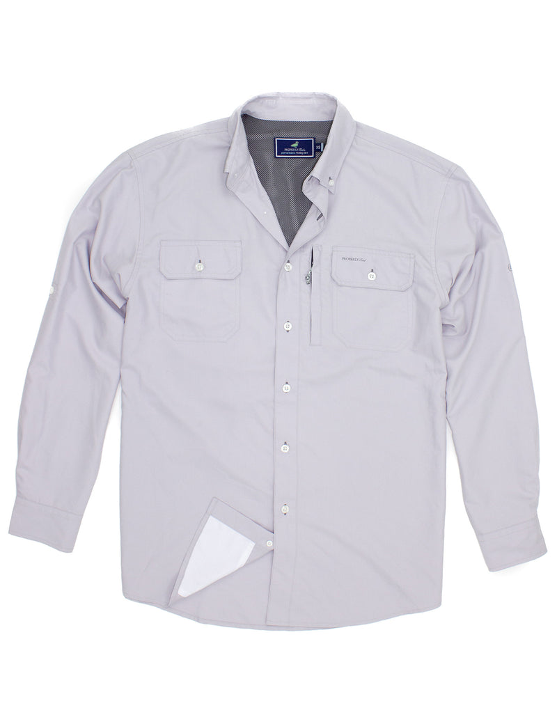 Offshore Fishing Shirt Pewter