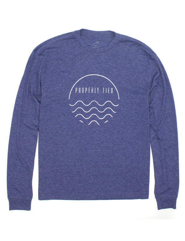 Portland LS Wave Navy Heather