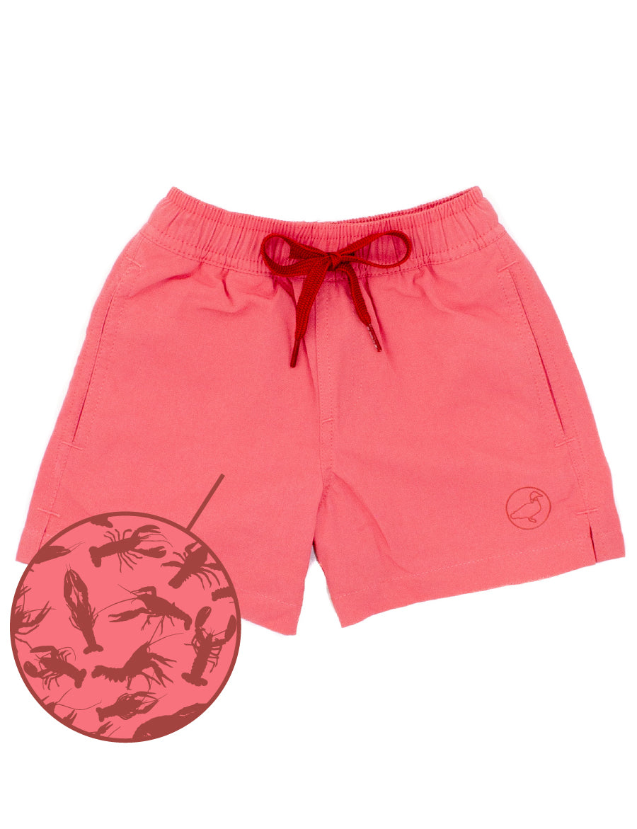 Boys Splash Swim Crawfish Boil