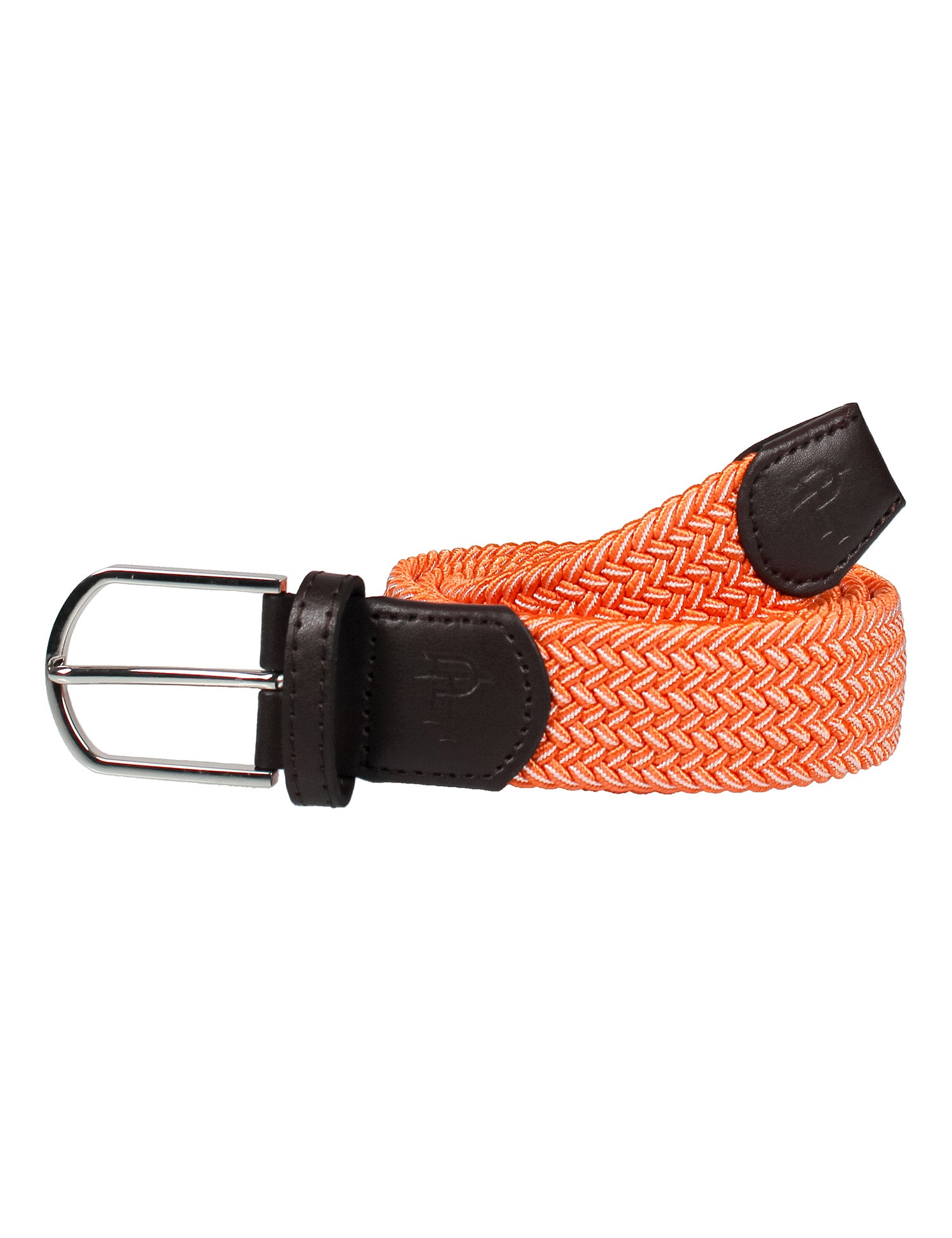 Country Club Stretch Belt Orange And White
