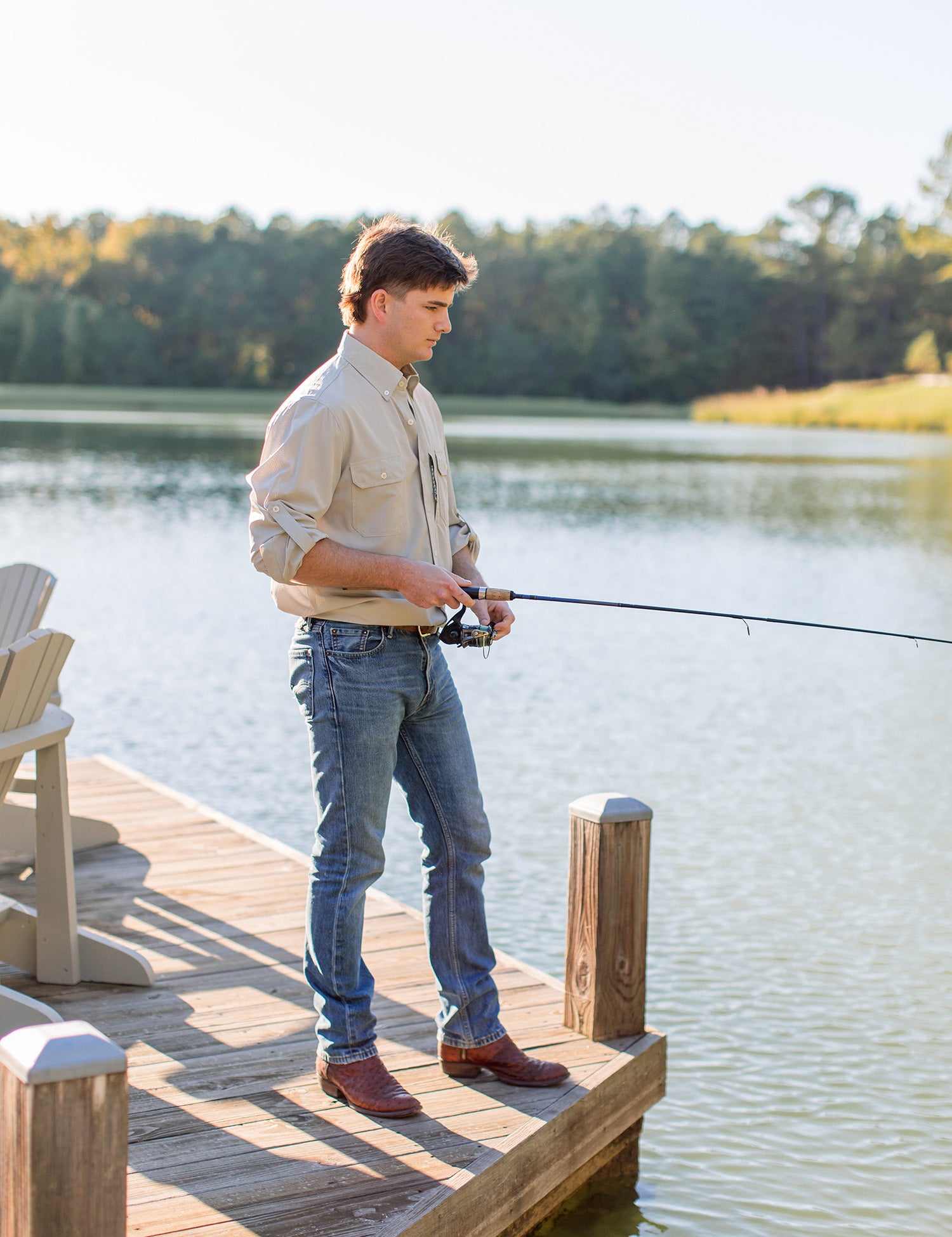 Reeltech Fishing Shirt Pewter