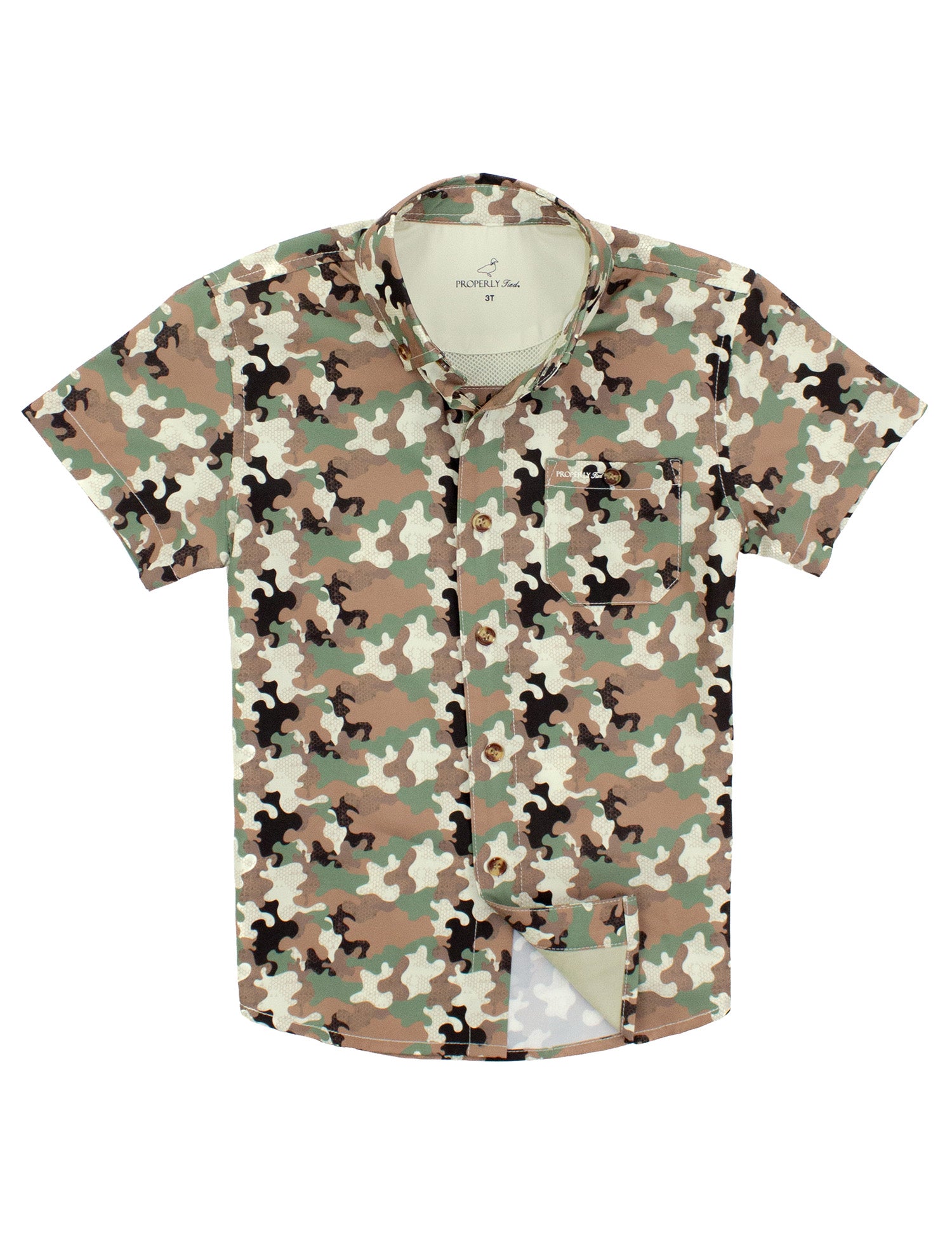 Boys Sportsman Field Shirt Delta Woodland Camo