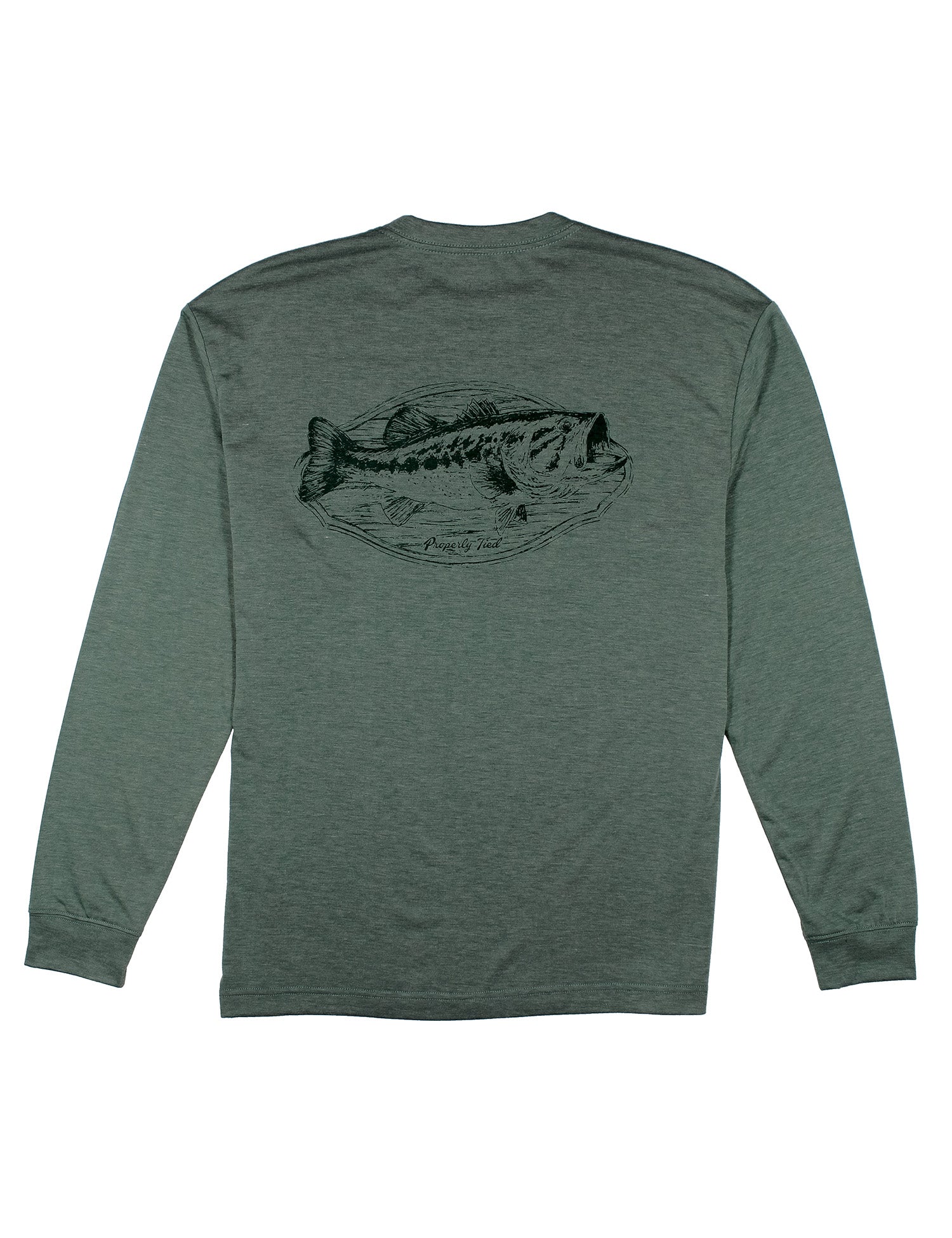 Portland Pocket Tee LS Bass Mount Forest