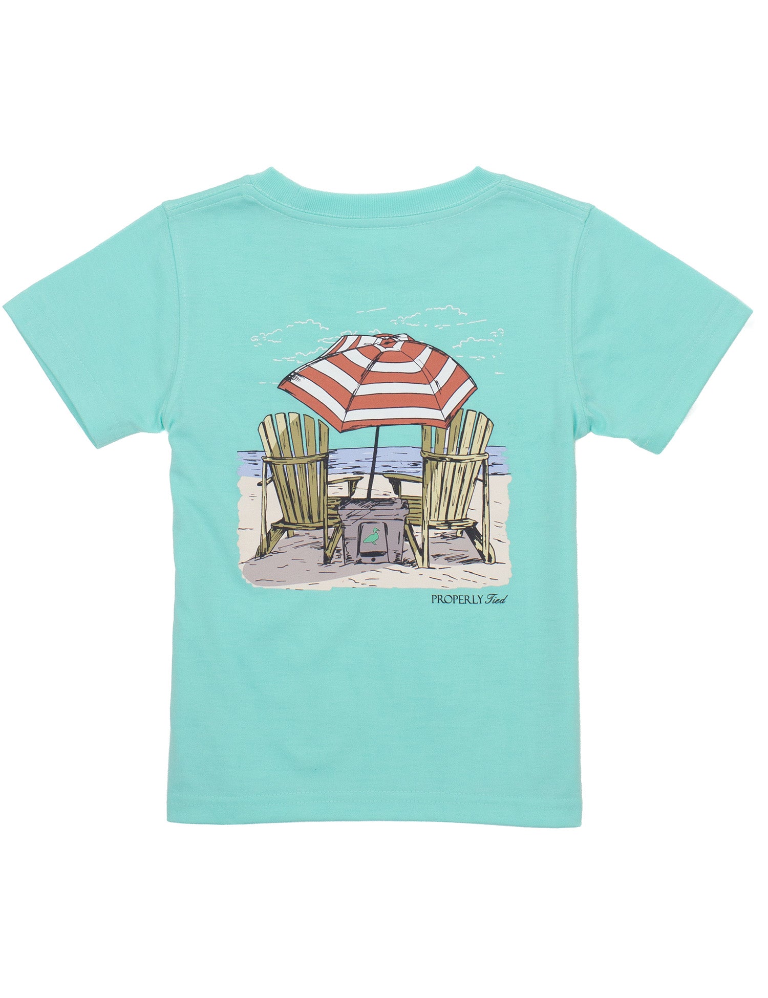 Baby Beach Day SS Seafoam