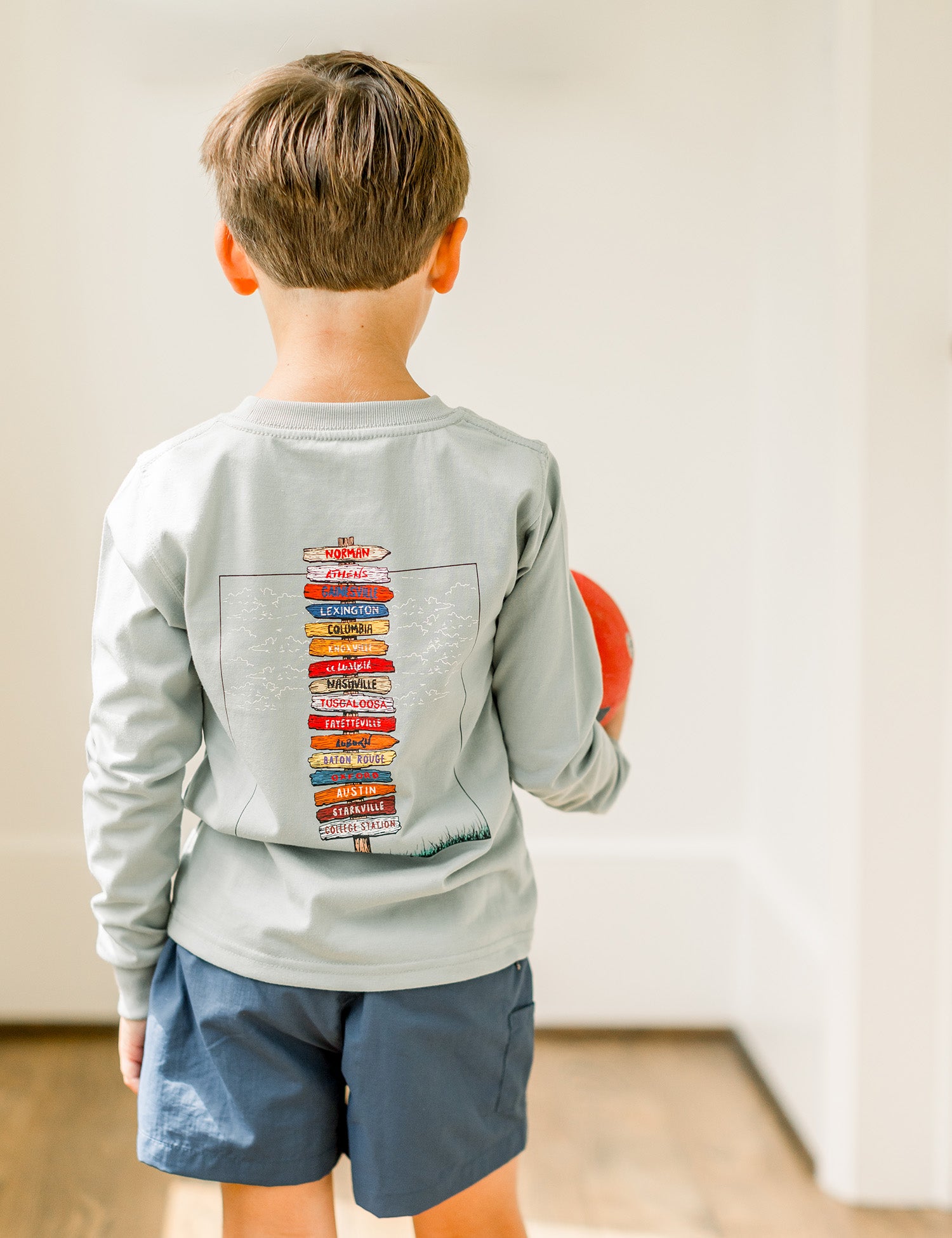 Boys Southeastern Showdown LS Chrome Grey