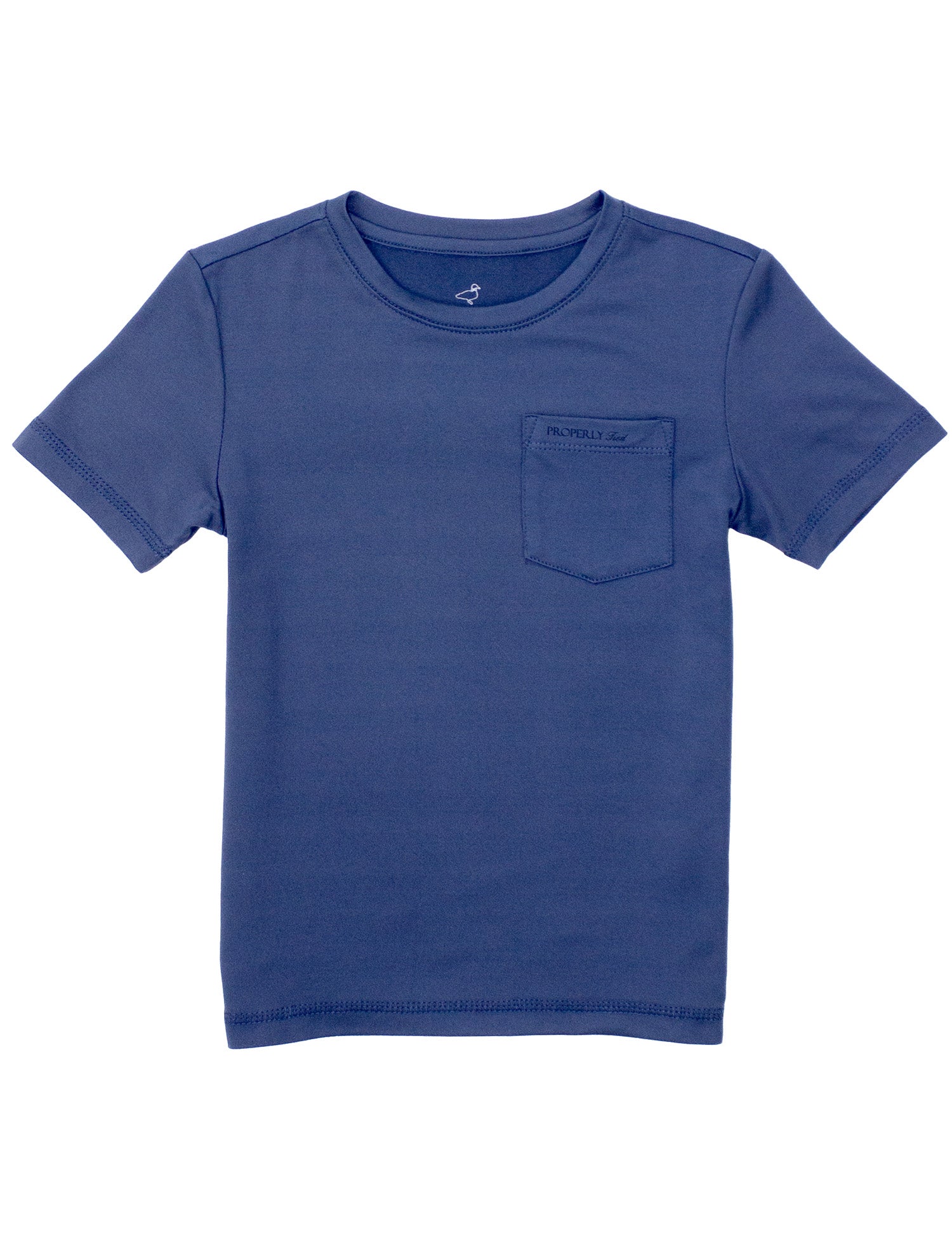 Boys Ravine Pocket Tee SS Dusk Blue