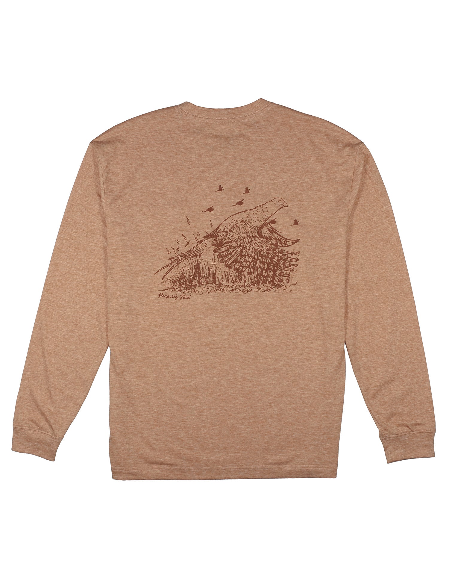 Portland Pocket Tee LS Pheasant Ember