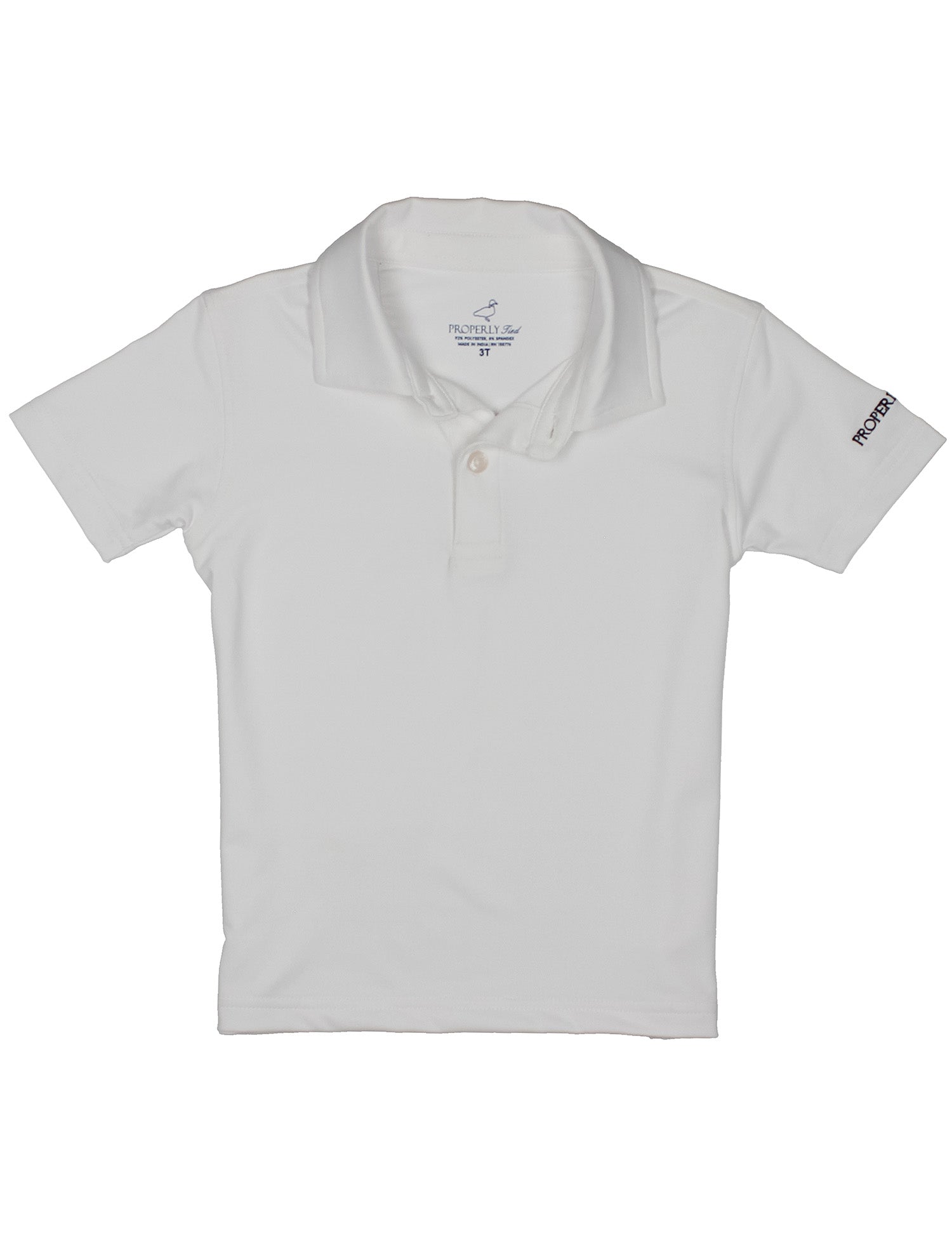 Boys Academy Polo White