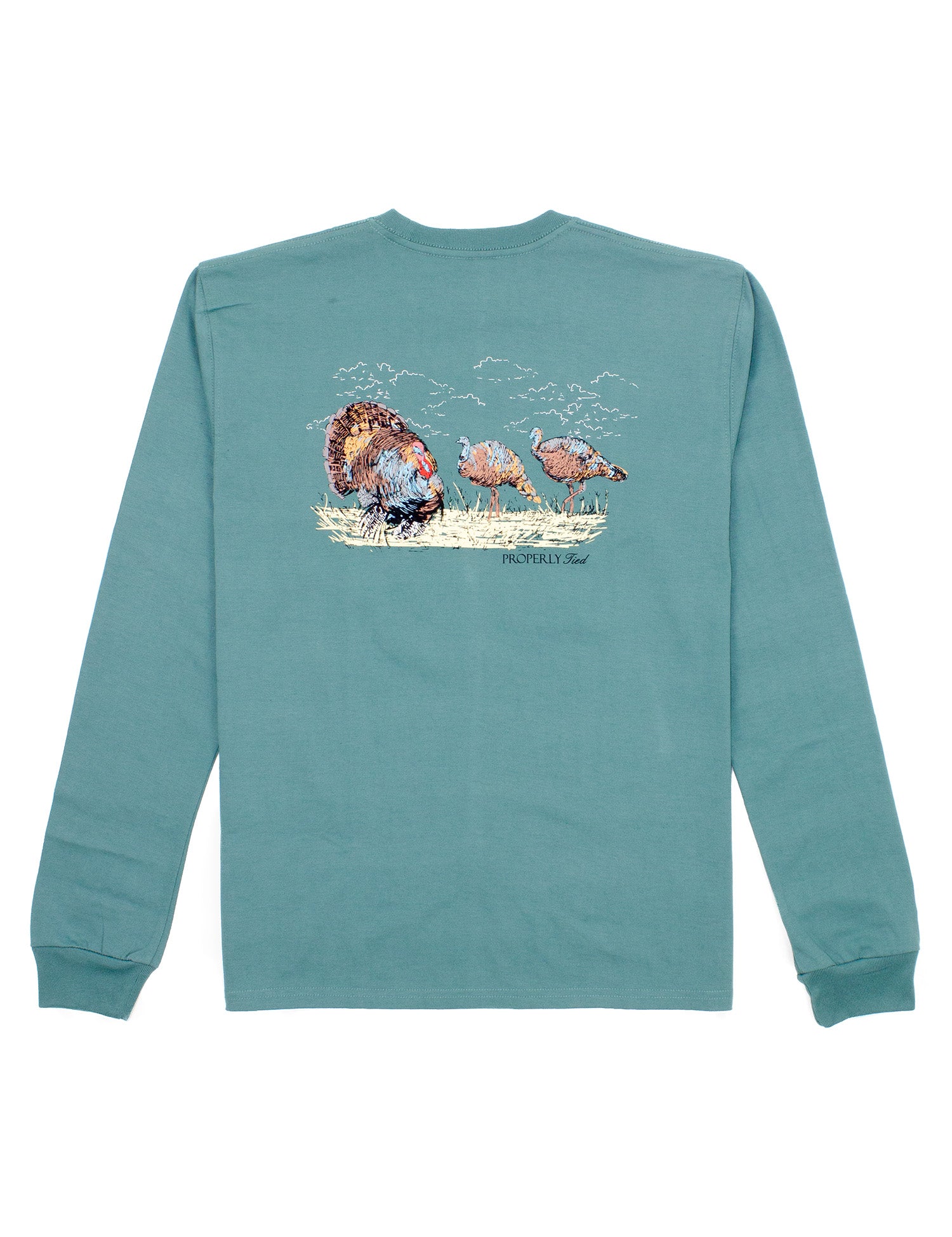 Turkey Hunt LS Marine Green
