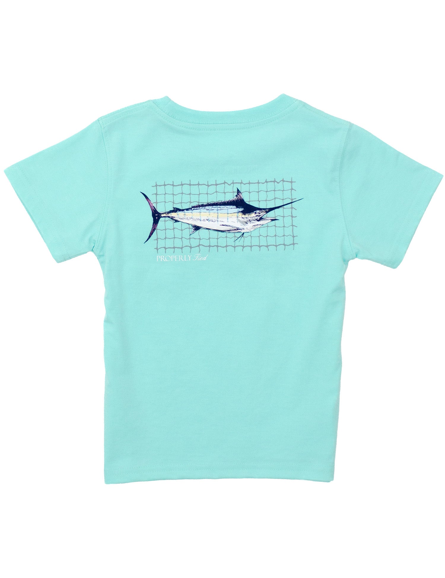 Boys Swordfish SS Seafoam