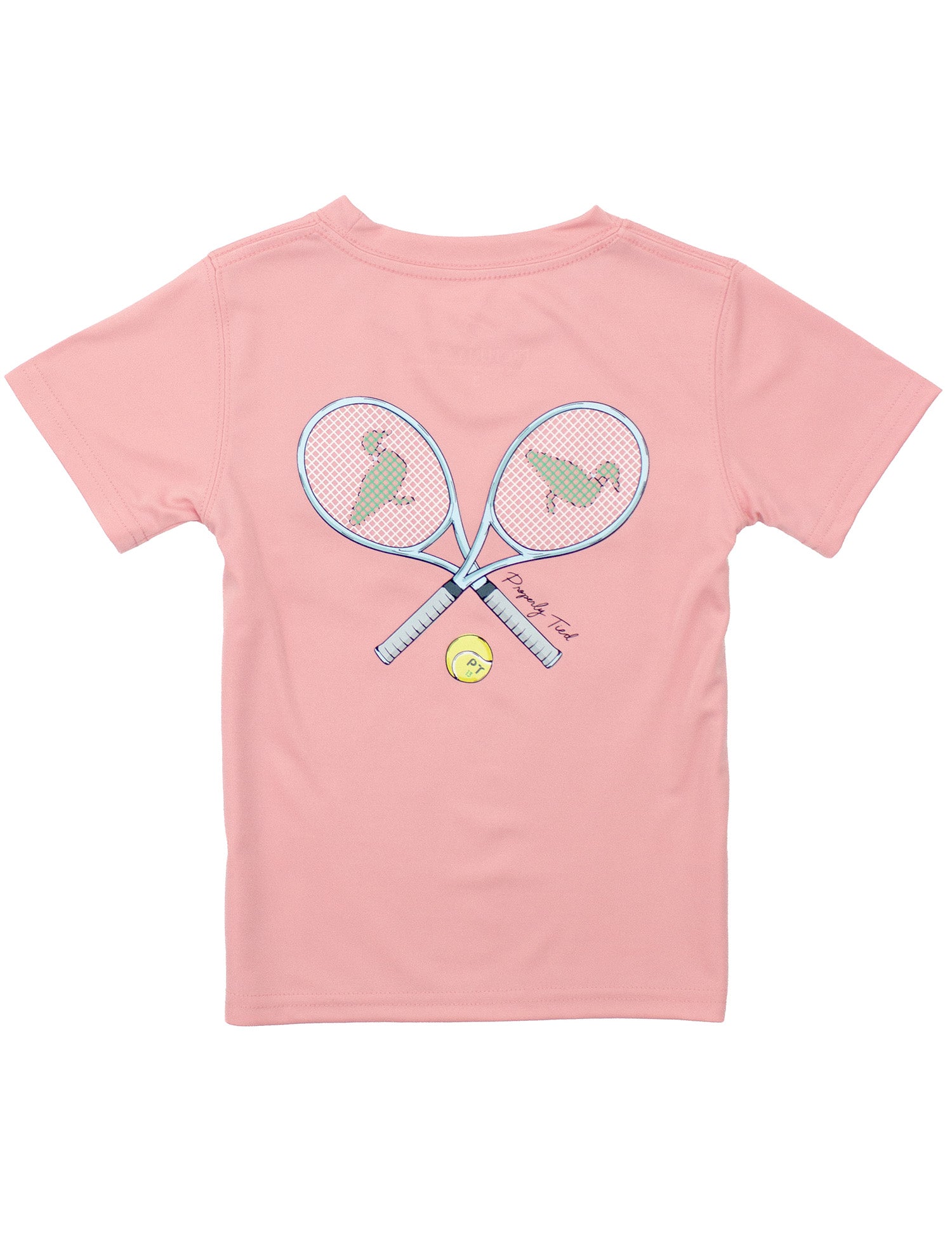 Girls Performance Tee SS Tennis Blush