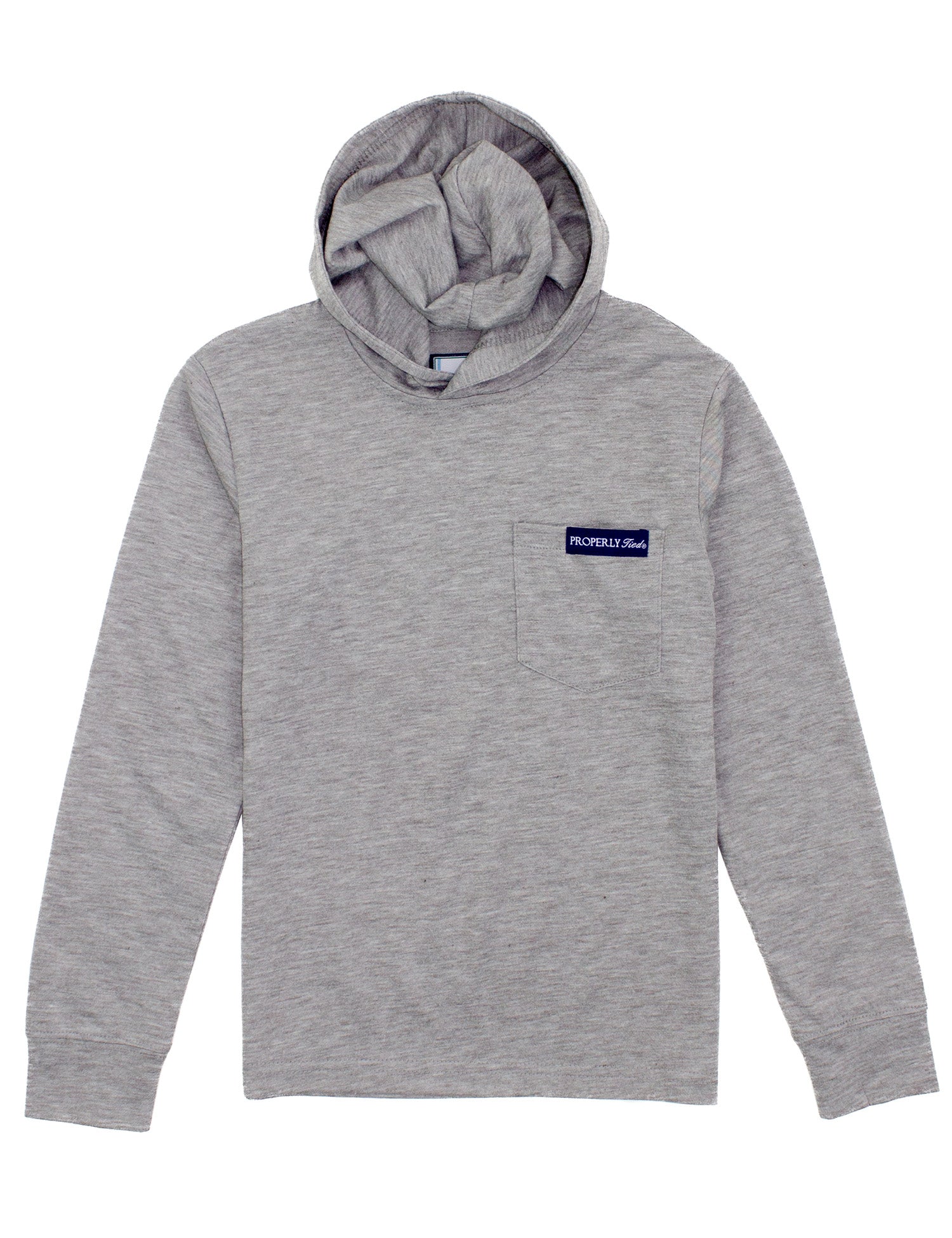 Boys Portland Hoodie Heather Grey