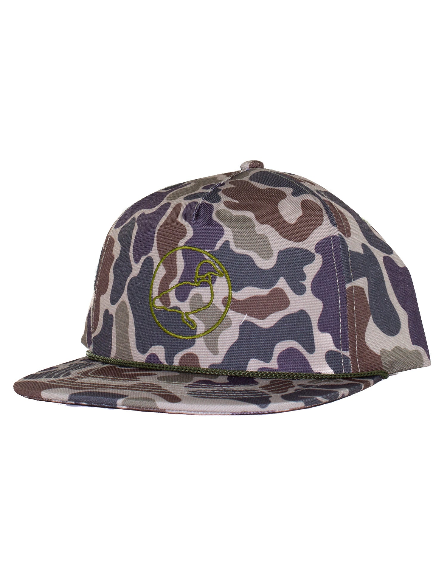 Boys Sportsman Rope Hat Vintage Camo