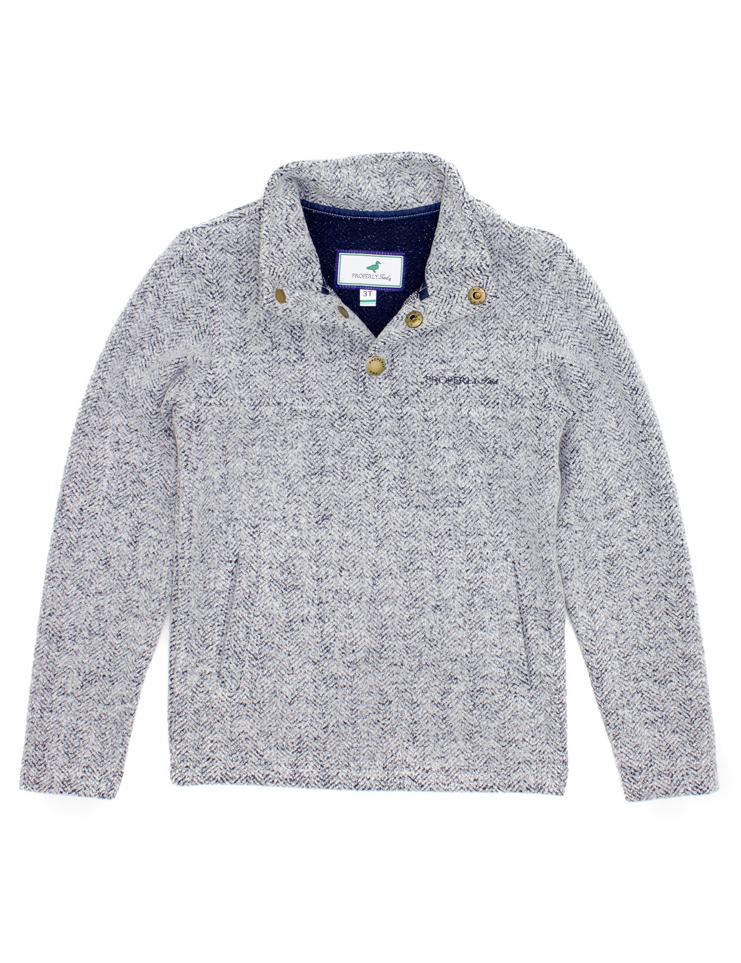 Boys Upland Pullover Navy
