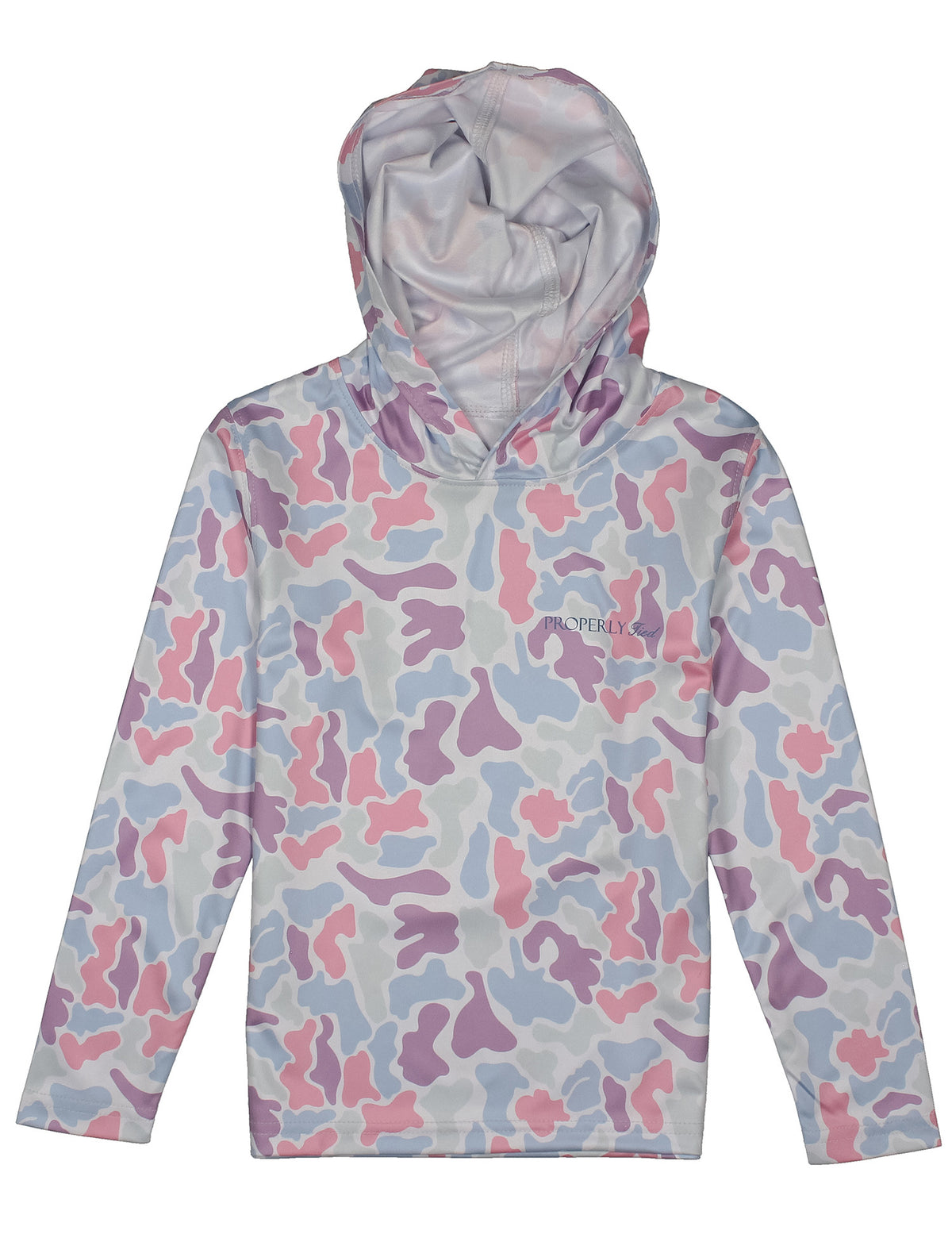 Girls Sportsman Performance Hoodie Cotton Candy Camo