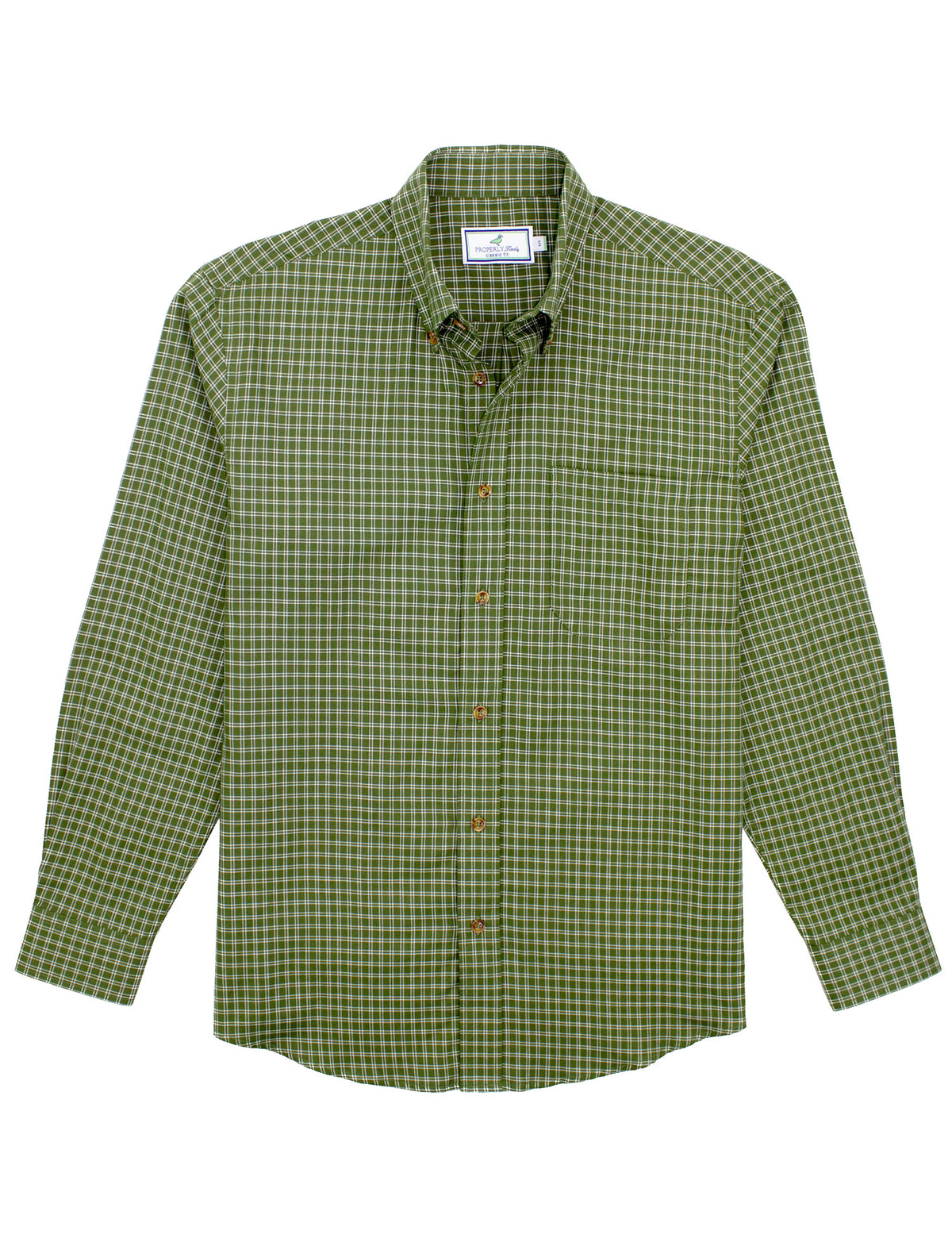 Woodland Sportshirt Cypress Needle