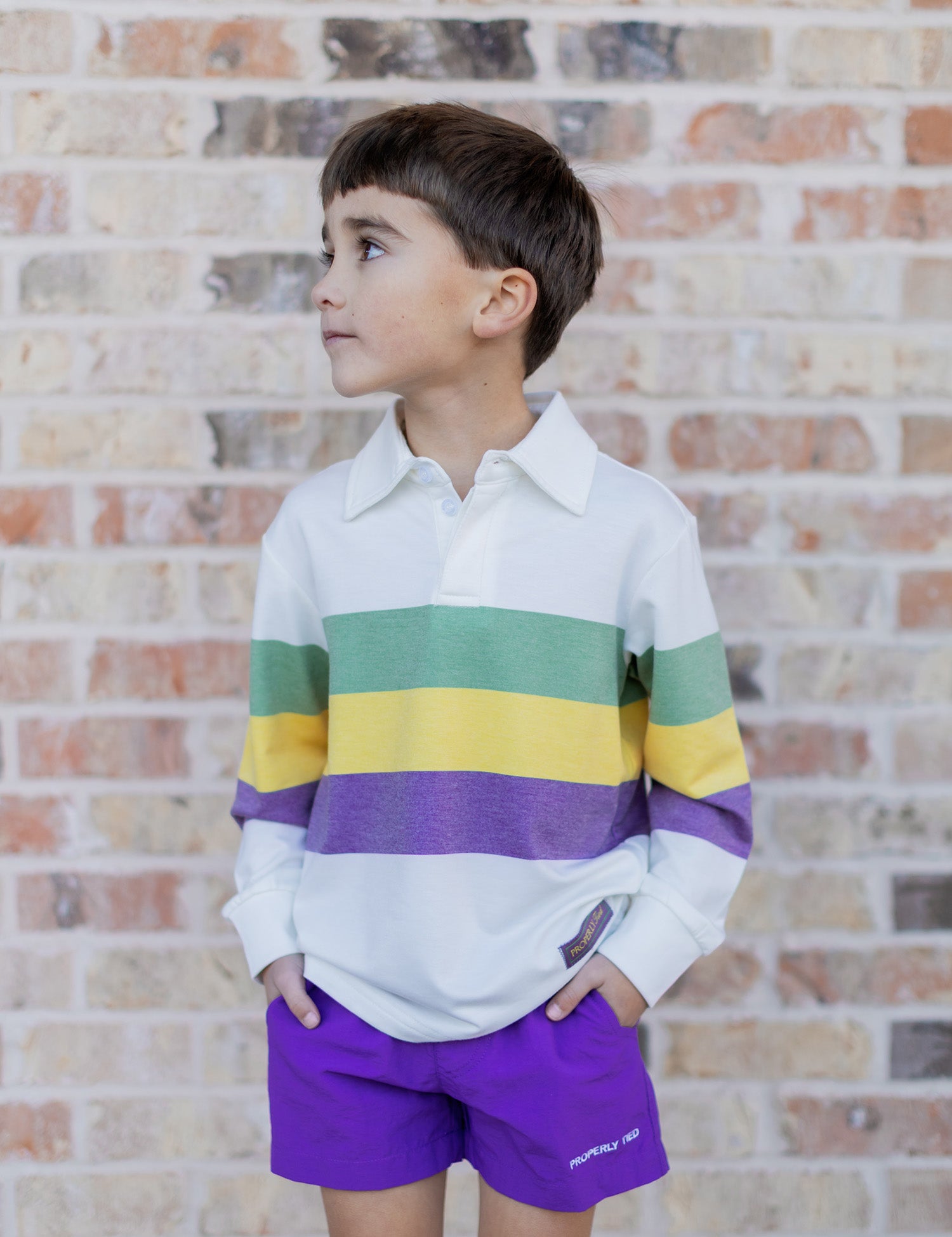 Boys Mallard Short Purple