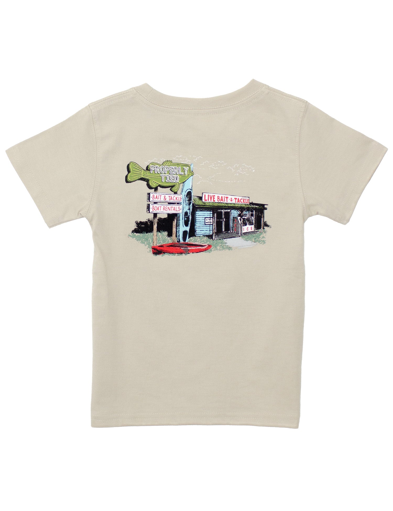 Boys Bait Shop SS Linen