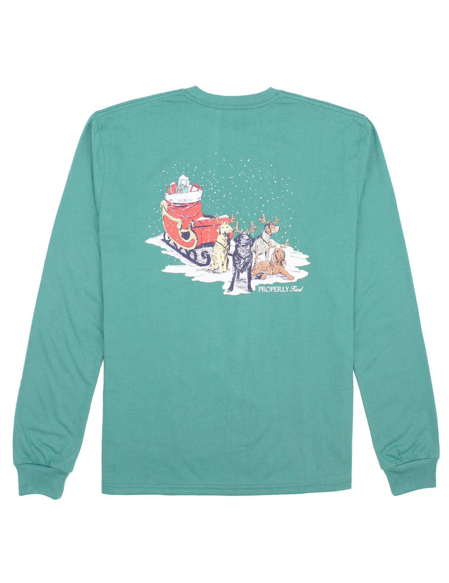 Sleigh Dogs LS Teal