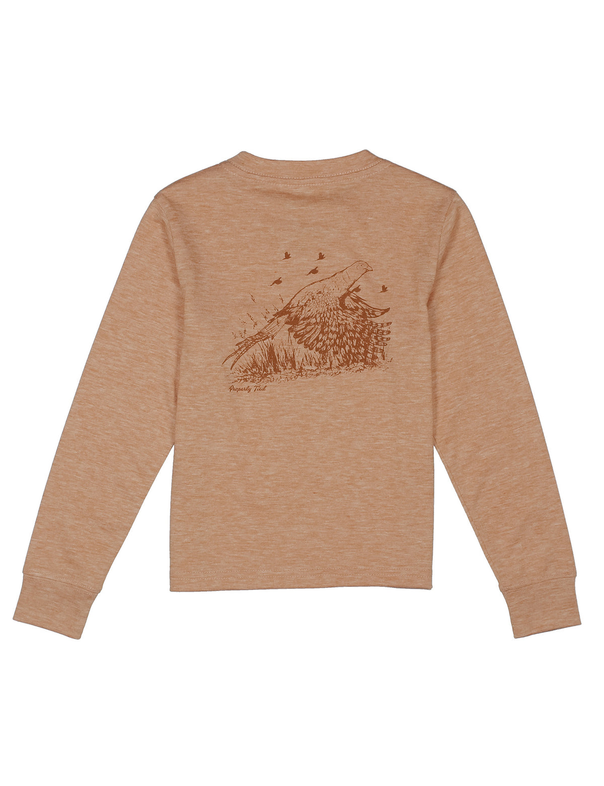 Boys Portland Pocket Tee LS Pheasant Ember