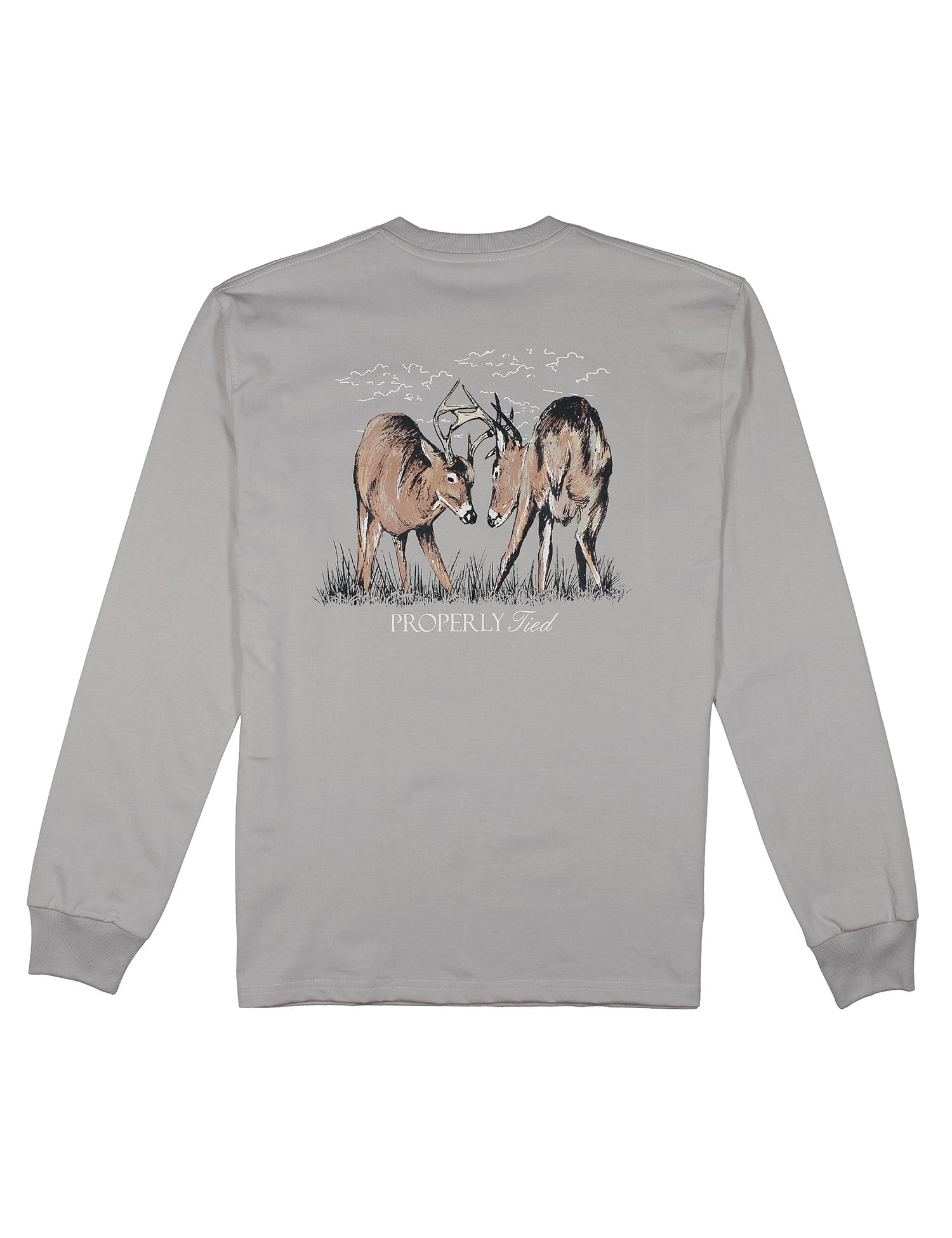 Trophy Season LS Ice Grey