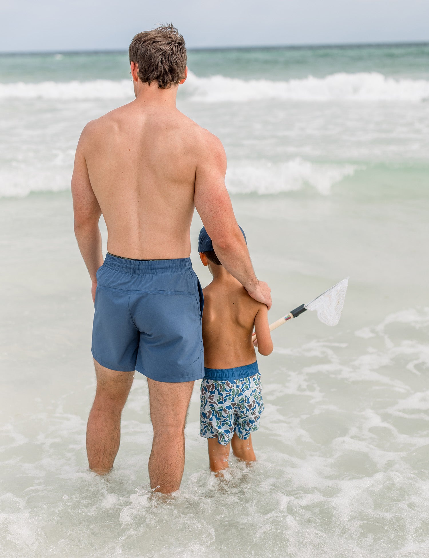 Court Short River Blue
