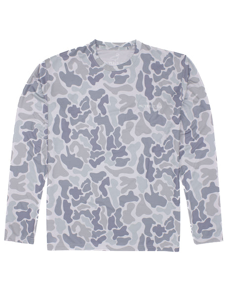トップス VALLAD CAMO THERMAL L/S TEE Woodland Camo THERMAL Long Sleeve T-Shirt Army Navy Military