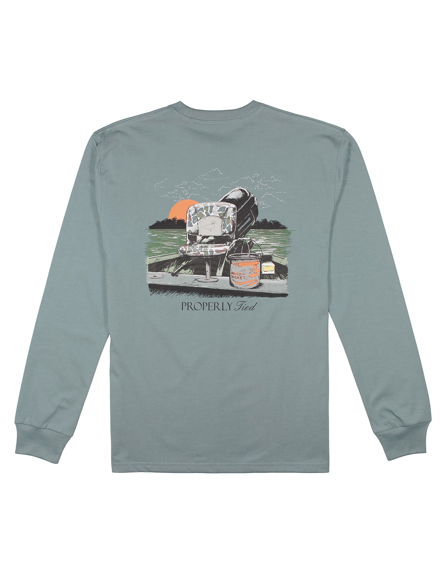 Gone Fishin' LS Steel Blue
