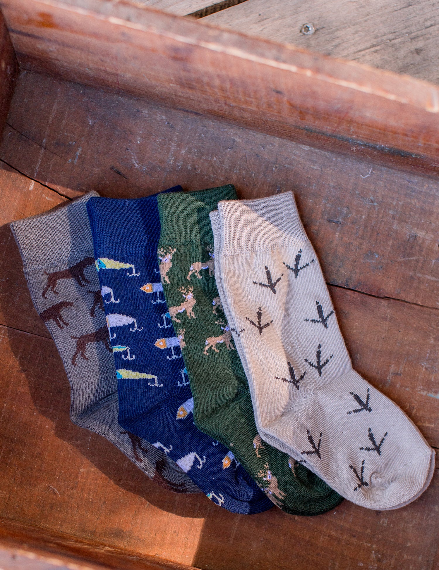 Boys Lucky Duck Sock Whitetail