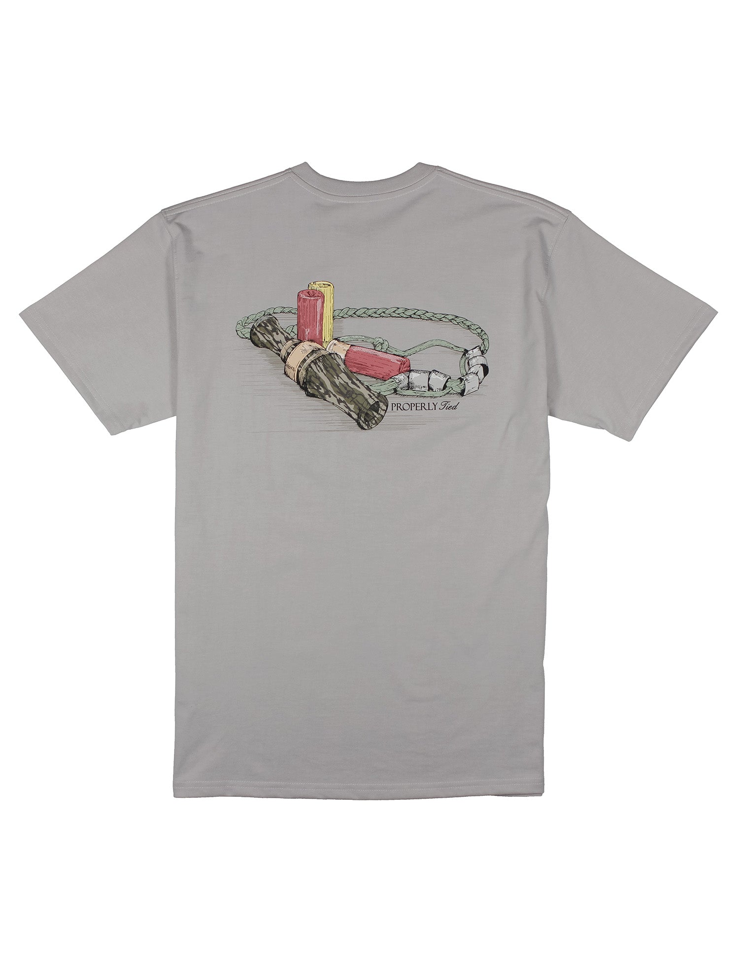 Mossy Oak The Call SS Ice Grey