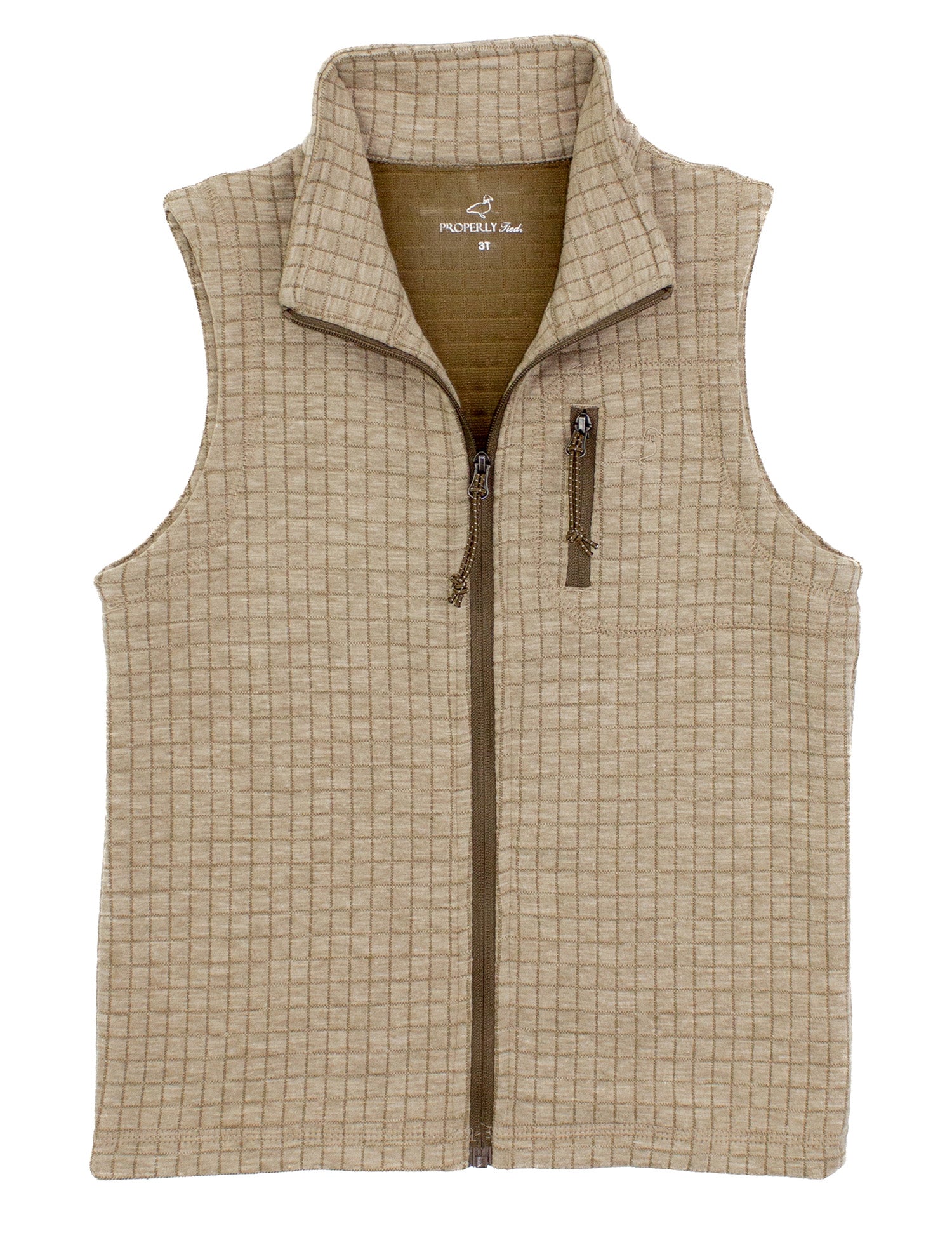 Boys Delta Vest White Oak