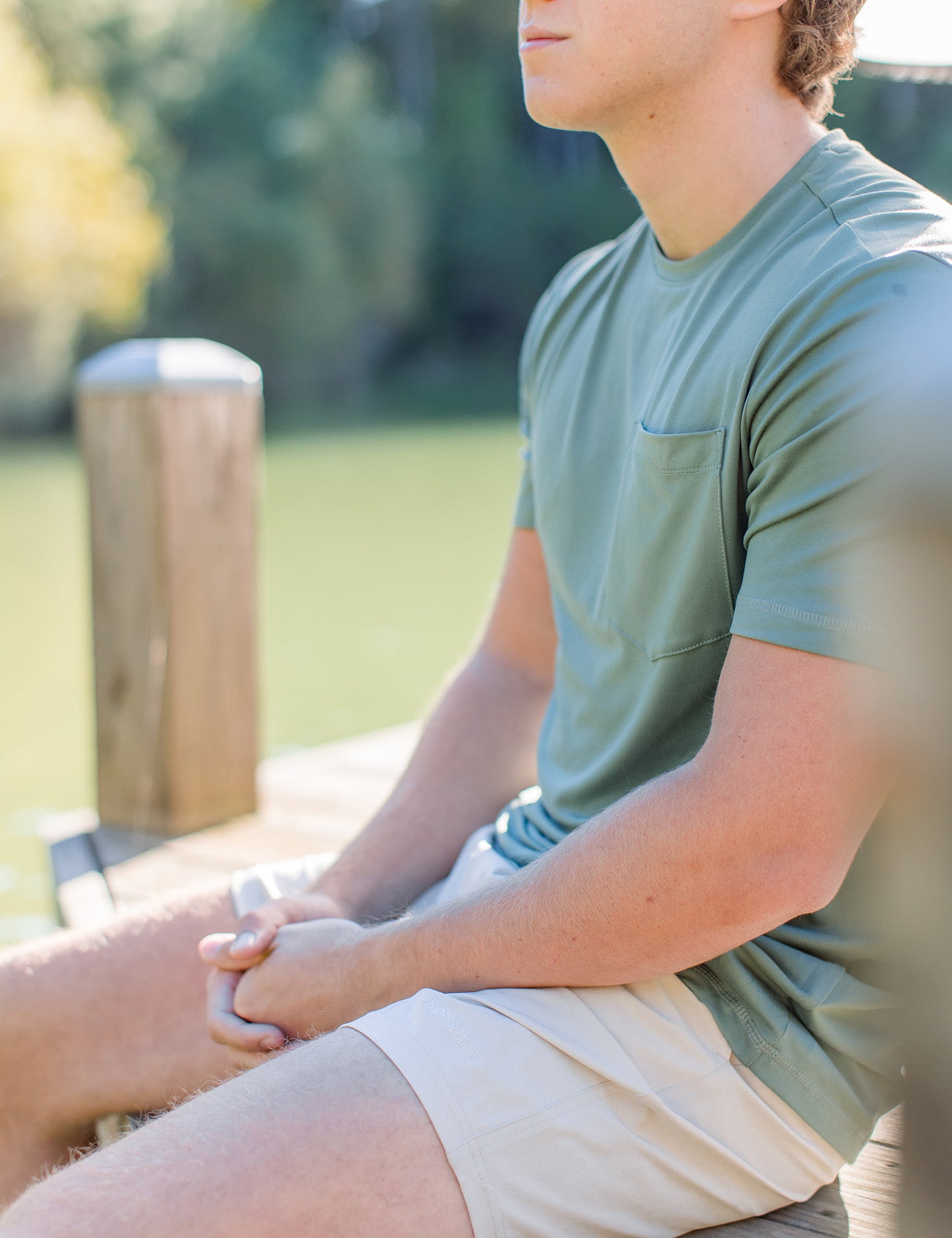 Ravine Pocket Tee SS Fog