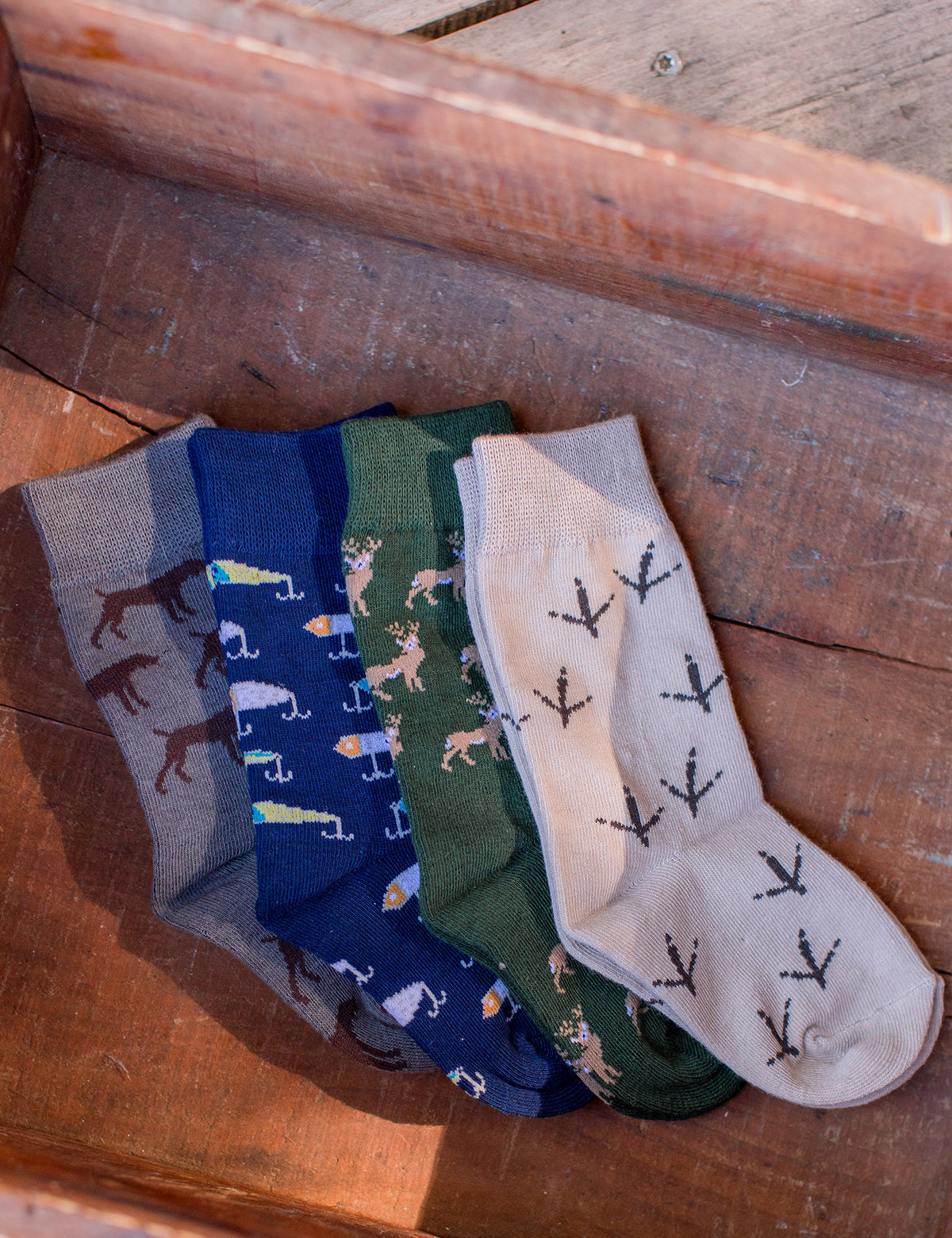 Boys Lucky Duck Sock Turkey Tracks
