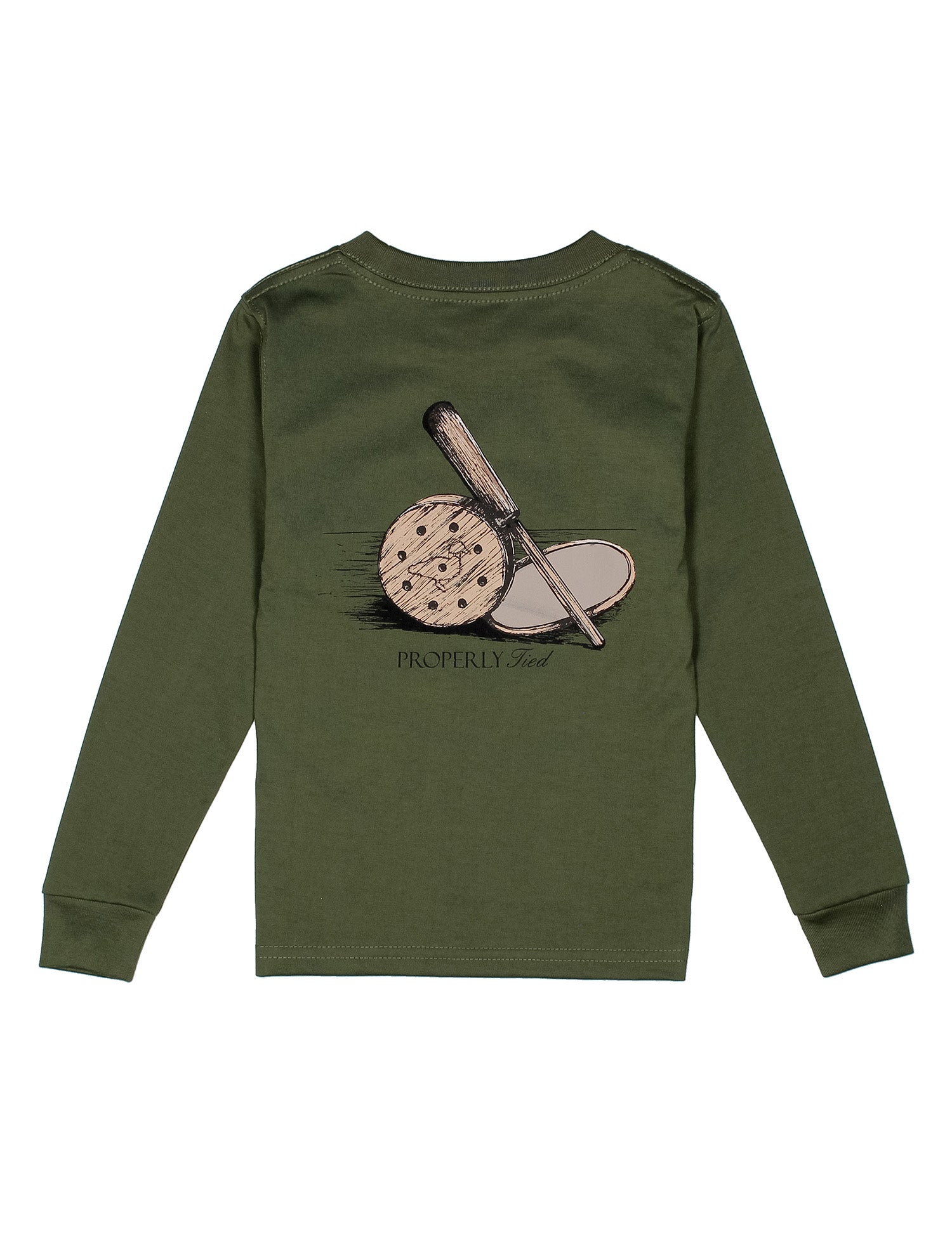Boys Pot Call LS Olive