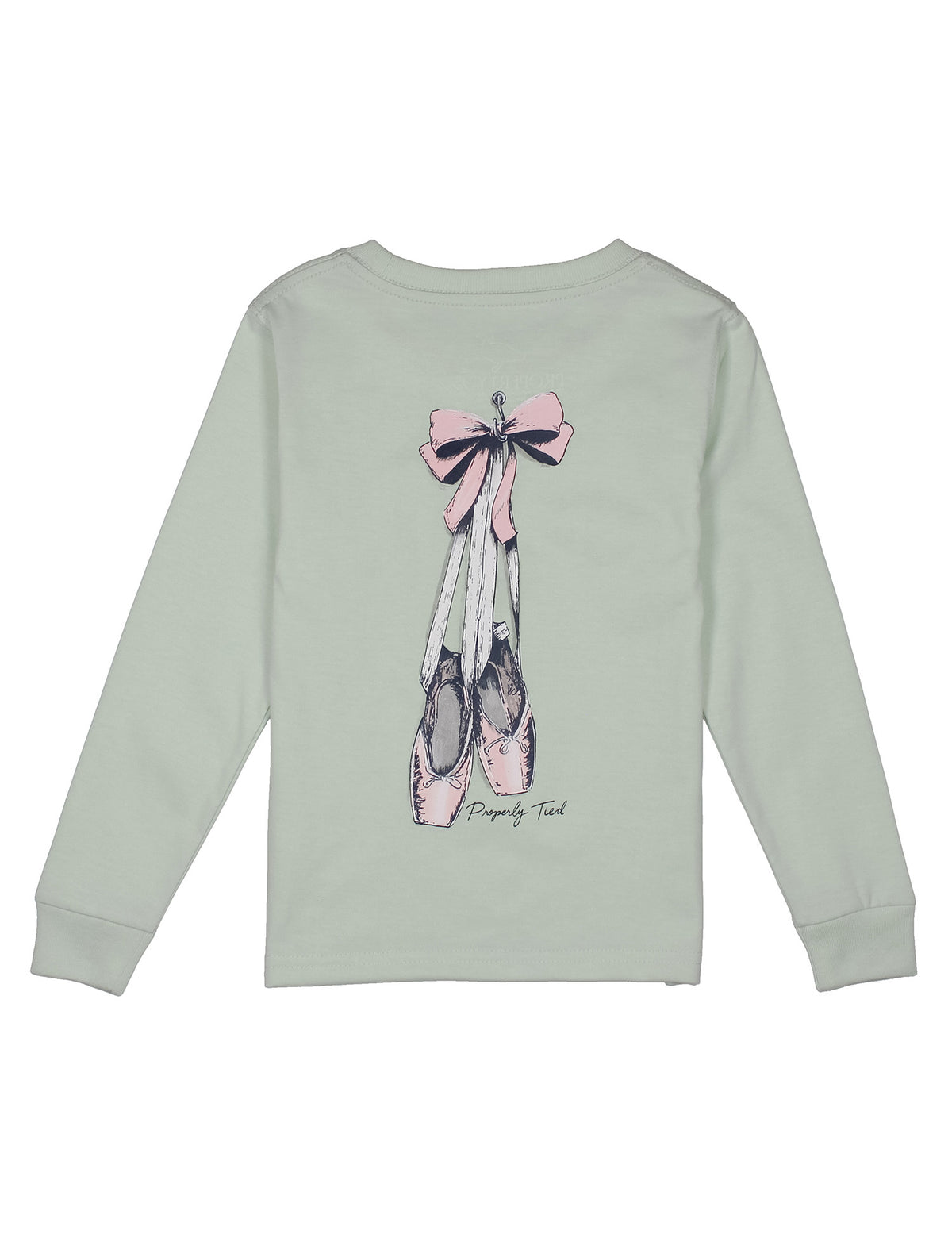 Girls Ballet LS Pale Mint