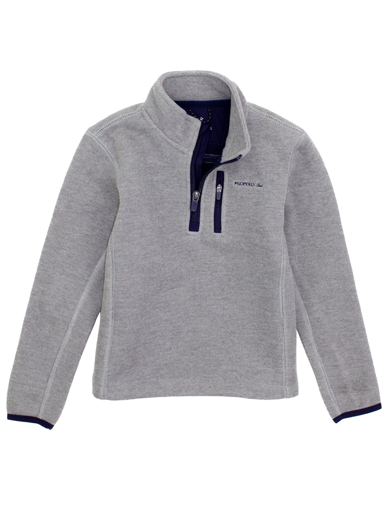Boys Highland Pullover Light Heather Grey