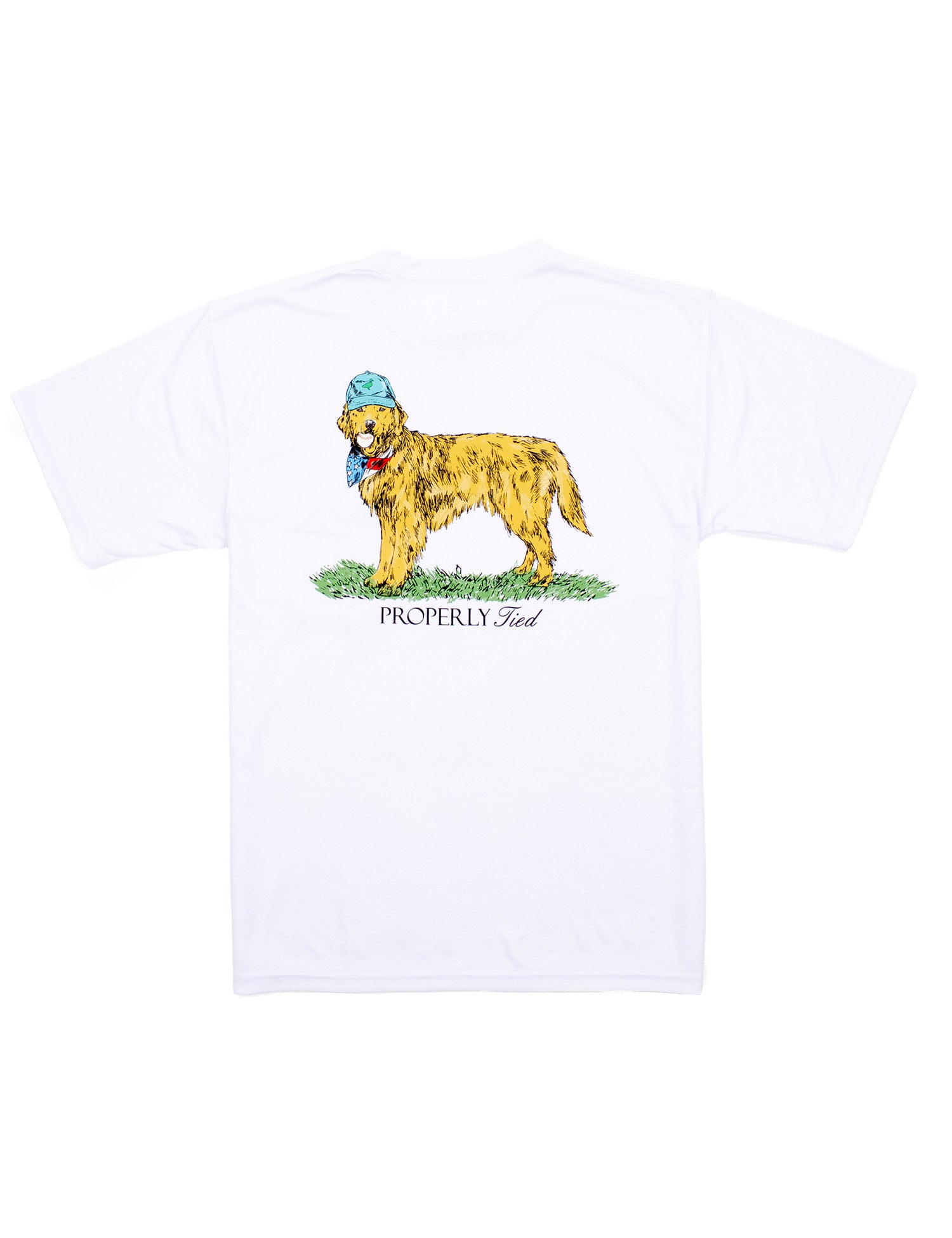 Performance SS Tee American Pup White
