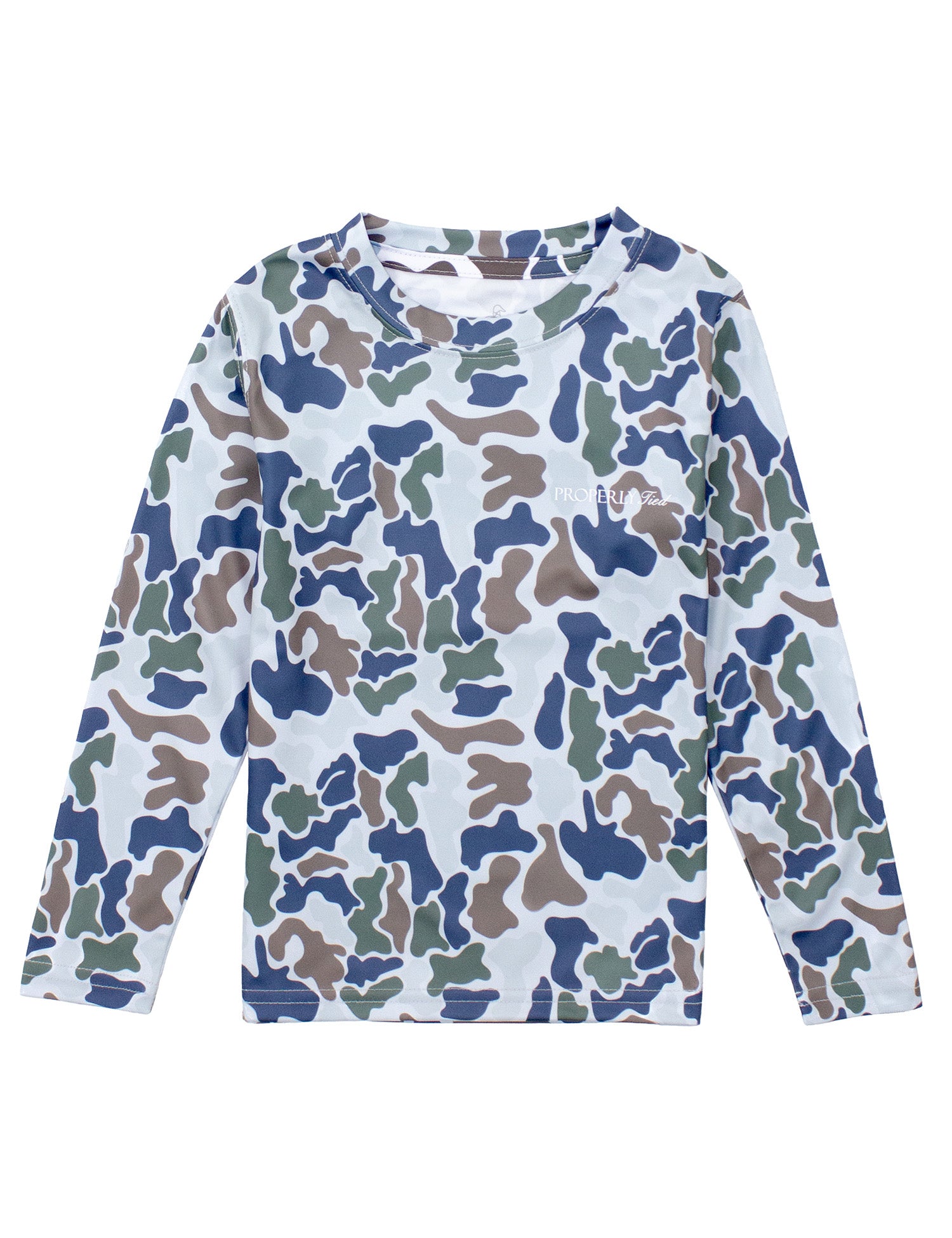 Boys Sportsman Performance Ls Terra Camo