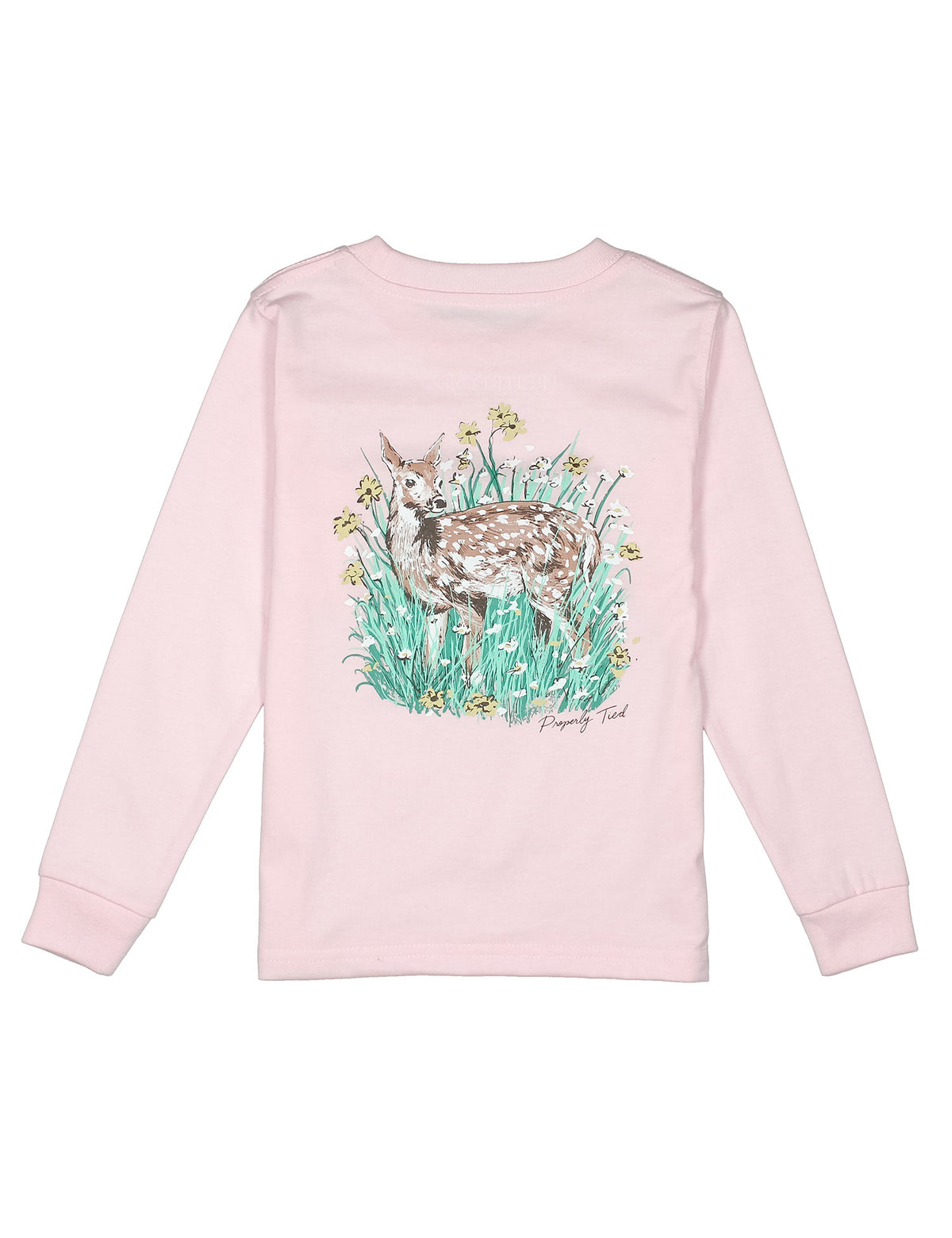 Girls Fawn LS Rose